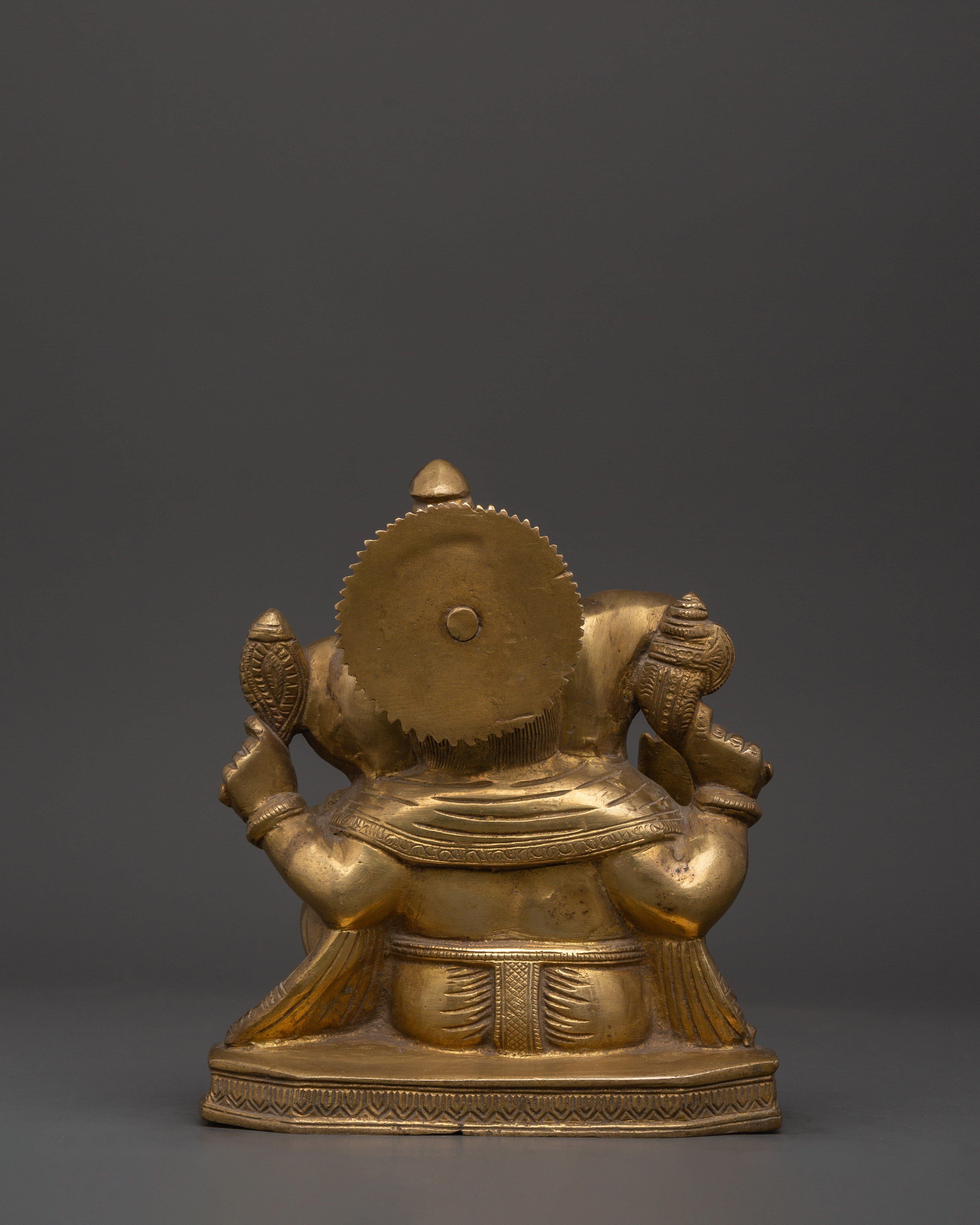 Sacred Ganesha Sculpture | Hindu Deity of Wisdom & Prosperity