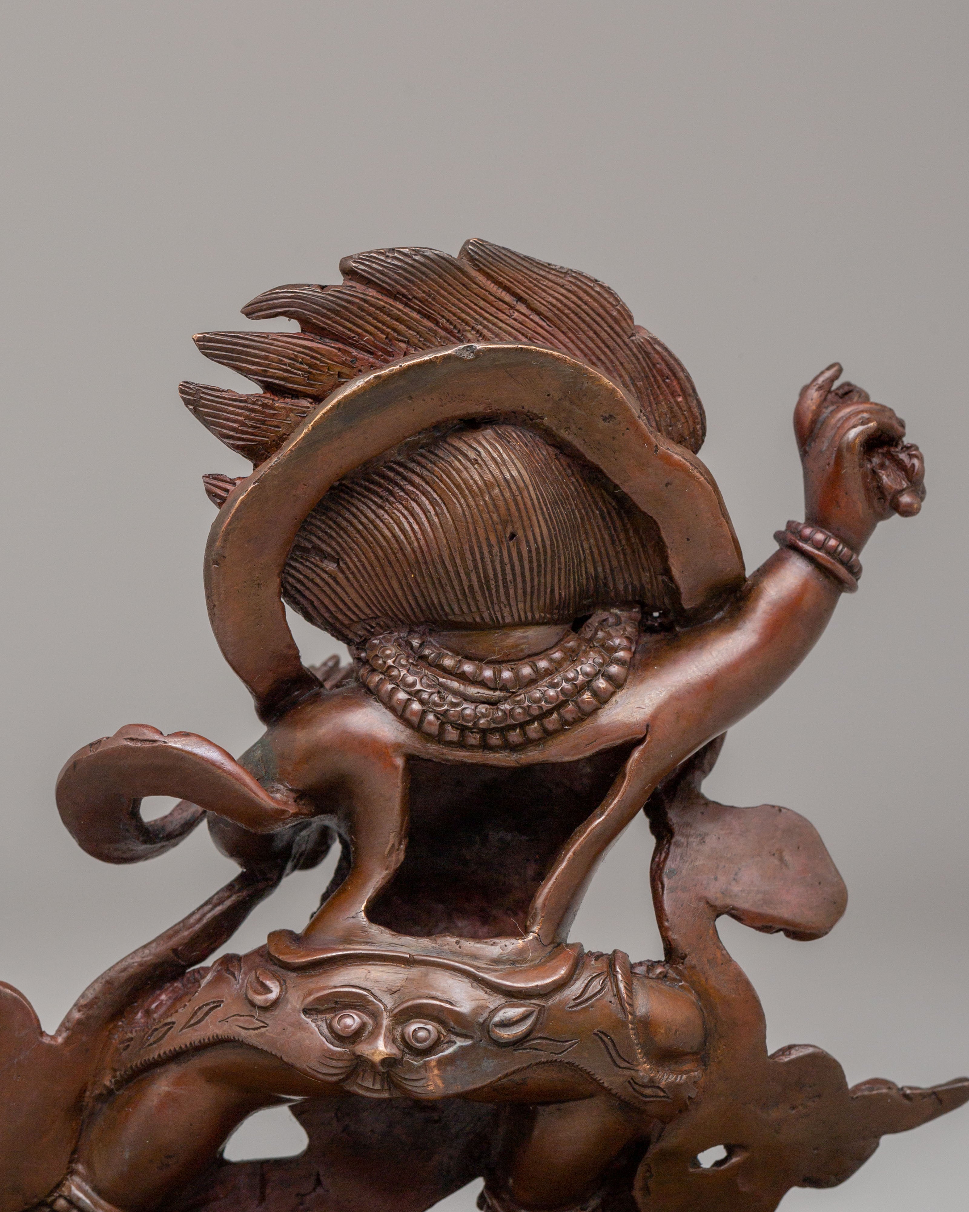 Tibetan Vajrapani Deity Statue | Handcrafted Artwork for Spiritual Protection