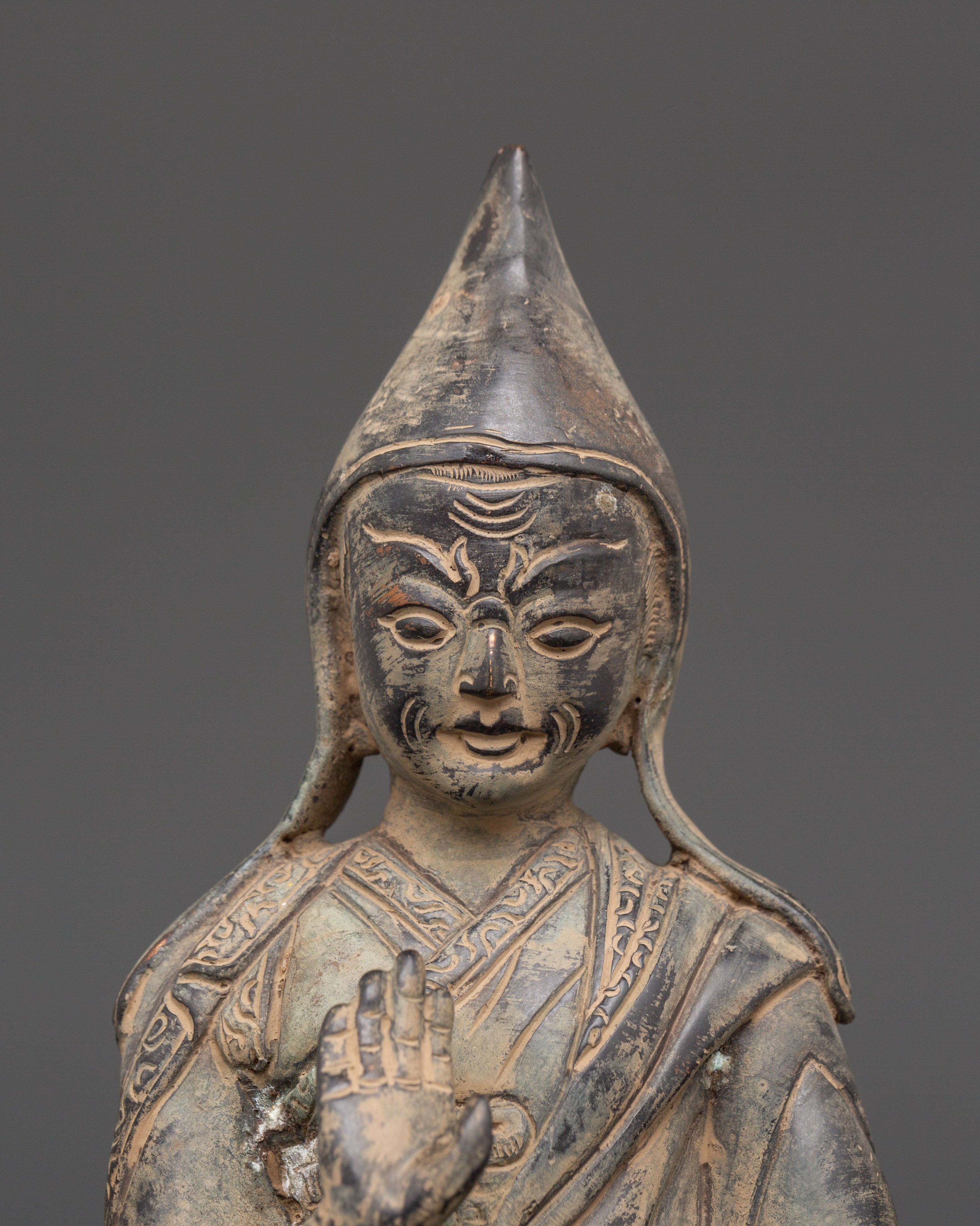 Gyaltsab Je Statue | Tibetan Buddhist Master Figurine