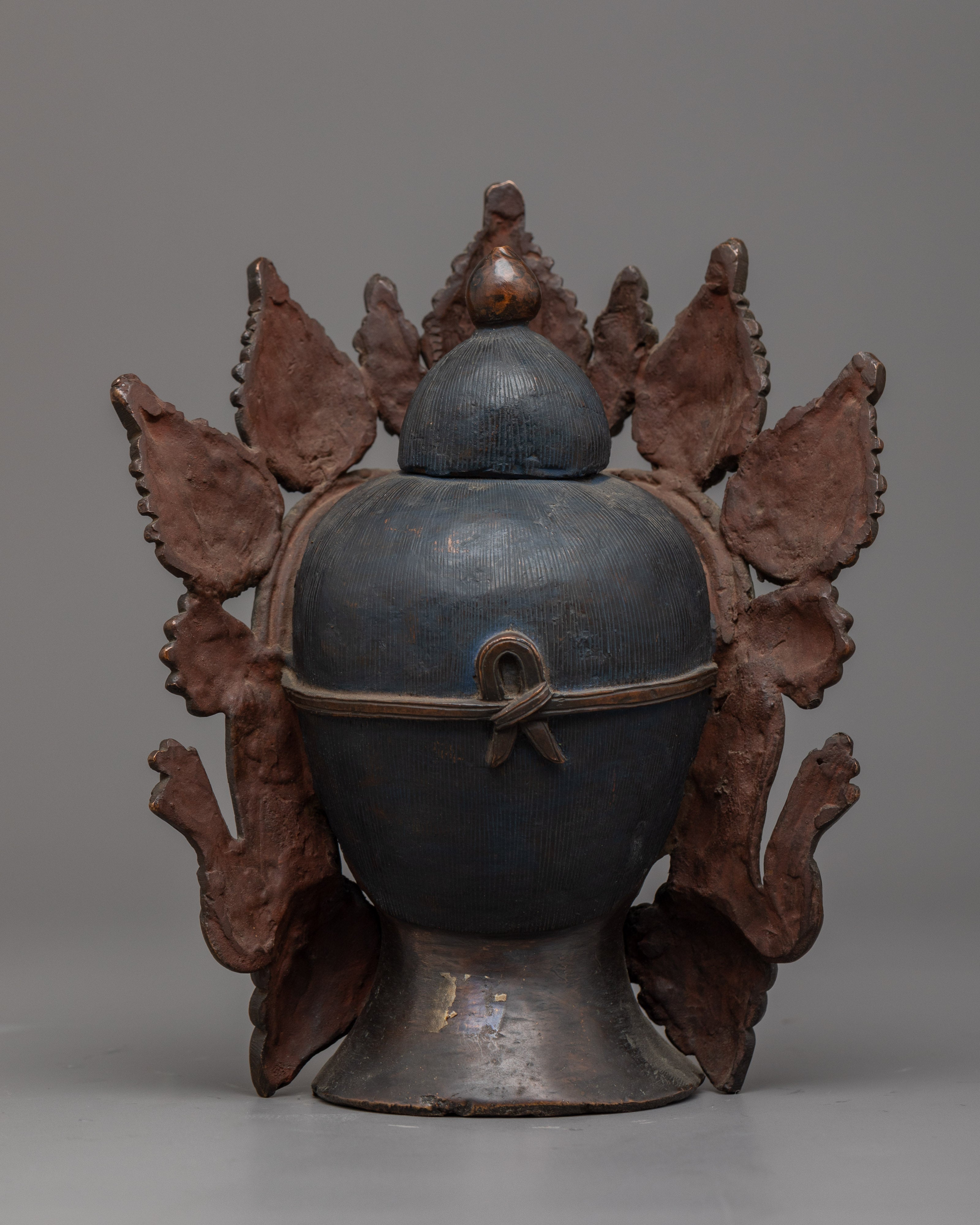 Crown Buddha Head Statue | Symbol of Tranquility and Peace