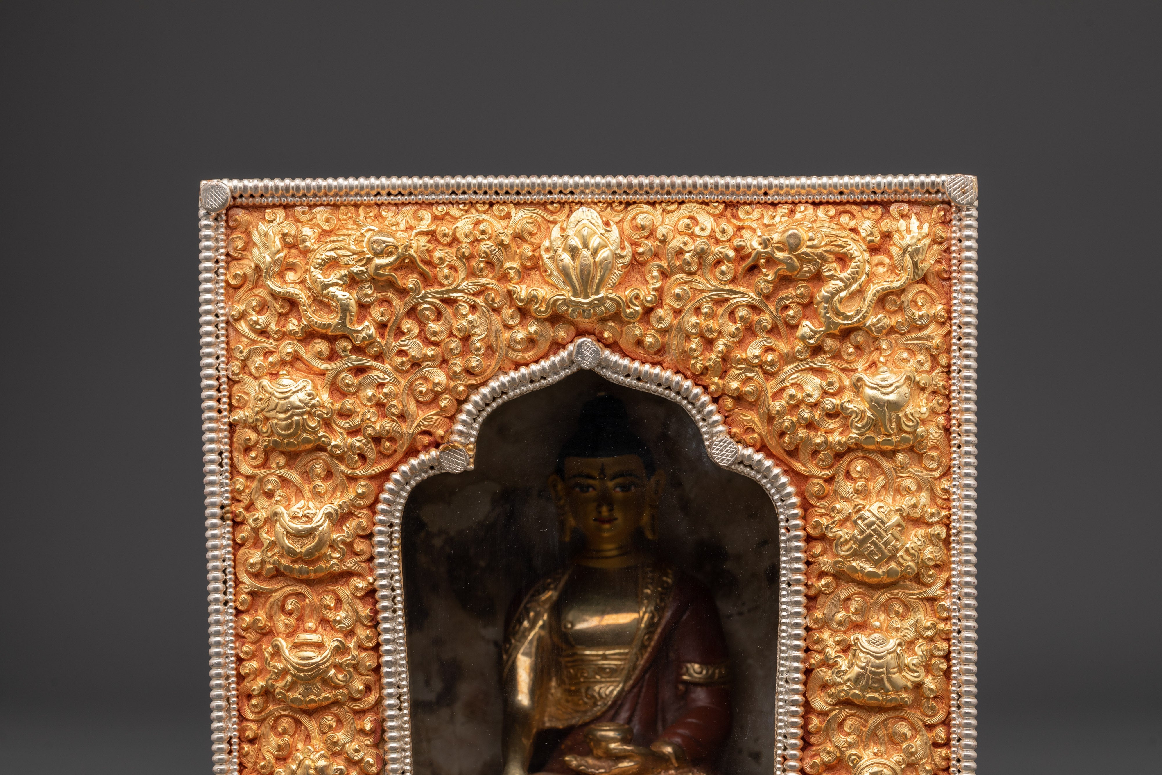Himalayan Ghau Box with Buddha | Himalayan Home Decor