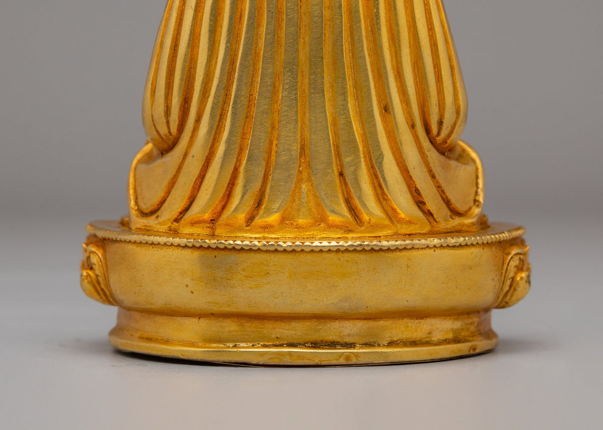 Spiritual Guru Shapdum Sculpture | Tibetan Buddhist Master Statue