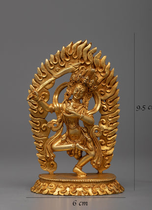 Dancing Dakini Khadga Yogini Statue | Embrace Divine Energy and Freedom