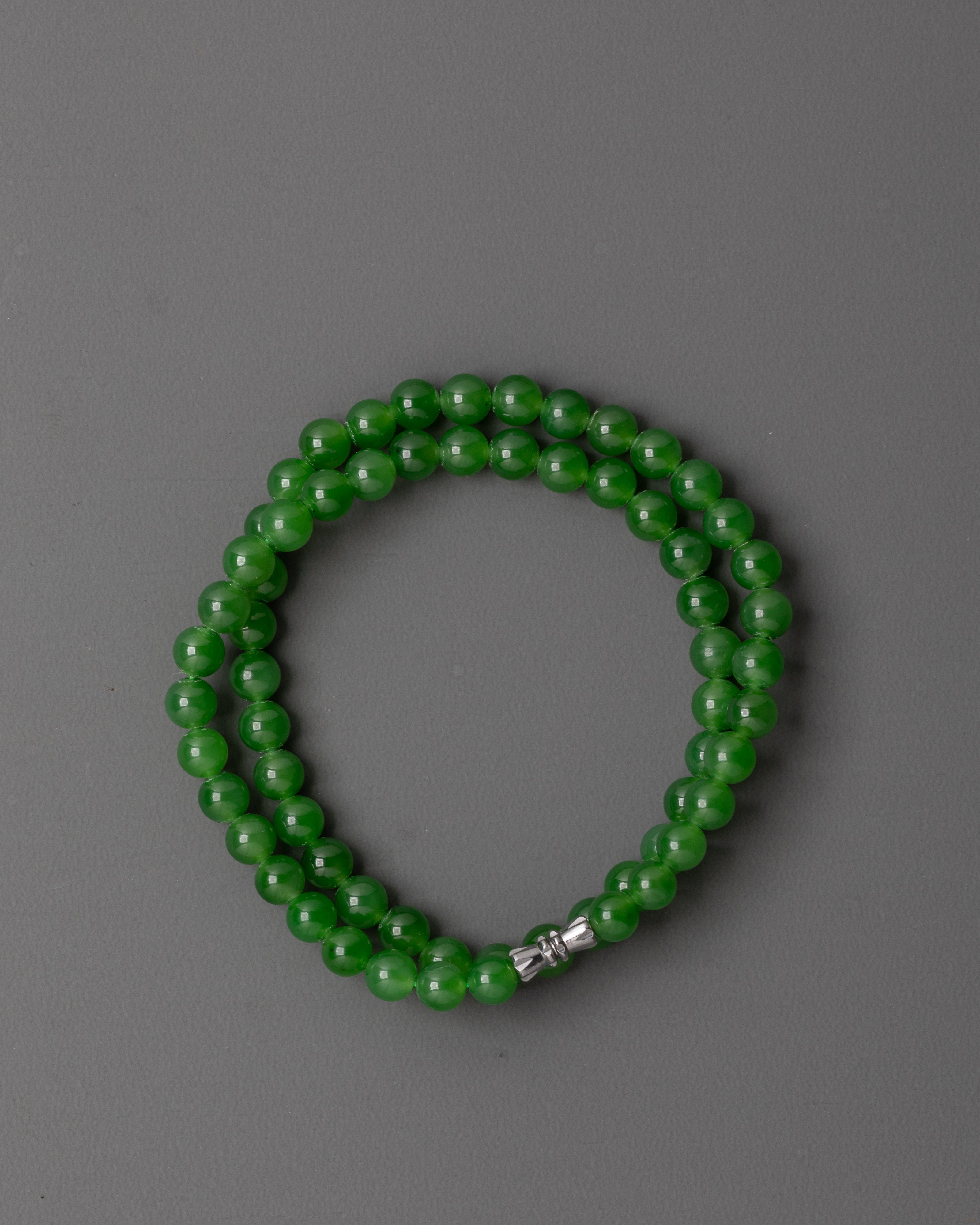 Green Jasper Mala Beads | Handmade Buddhist Meaningful Gift