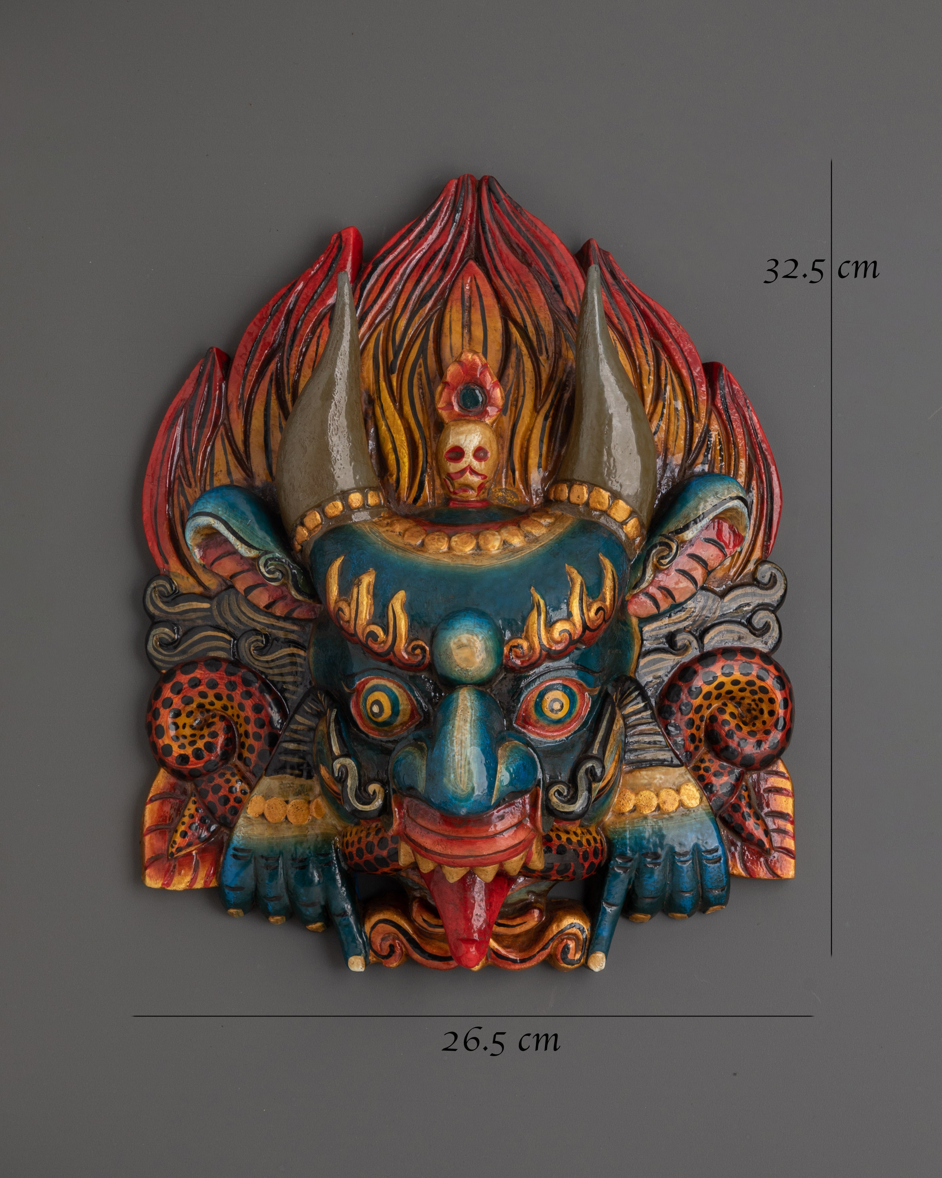 Fierce Expression Wall Mask | For Sacred Spaces
