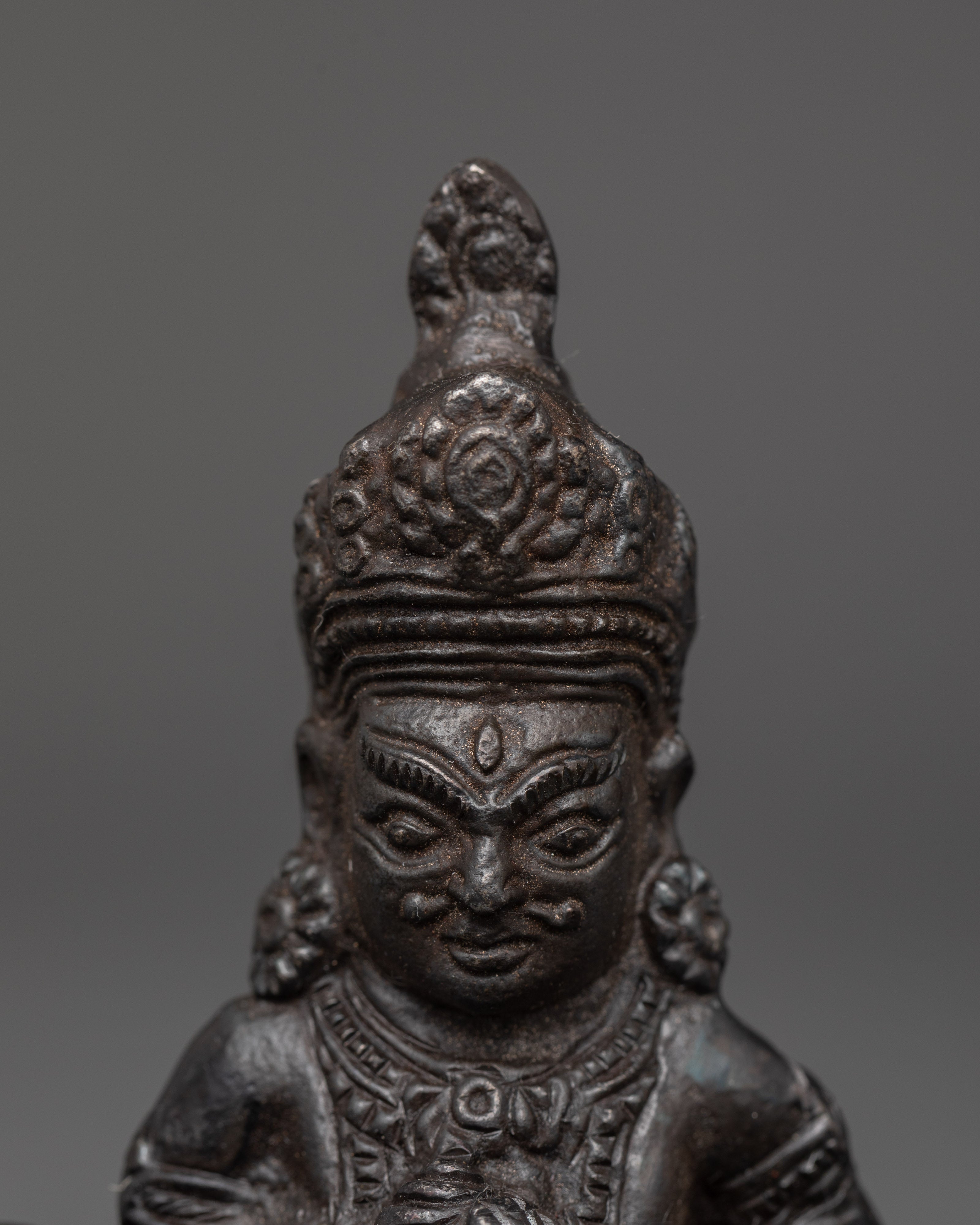 Tibetan Wealth Guardian Dzambhala Figurine | Lord of Wealth and Prosperity