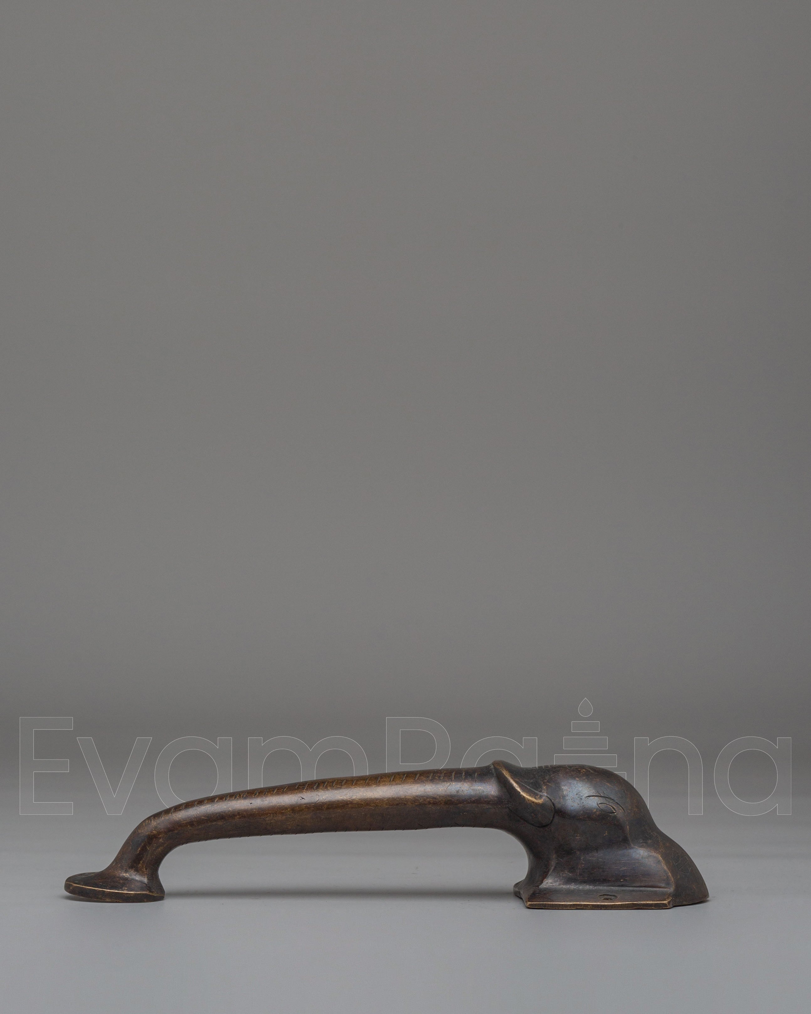 Elephant-Door-Handle | Handcrafted Bronze Elephant Head Door Handle