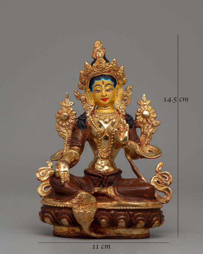 Handmade Shyama Tara Statue | The Green Tara of Compassion