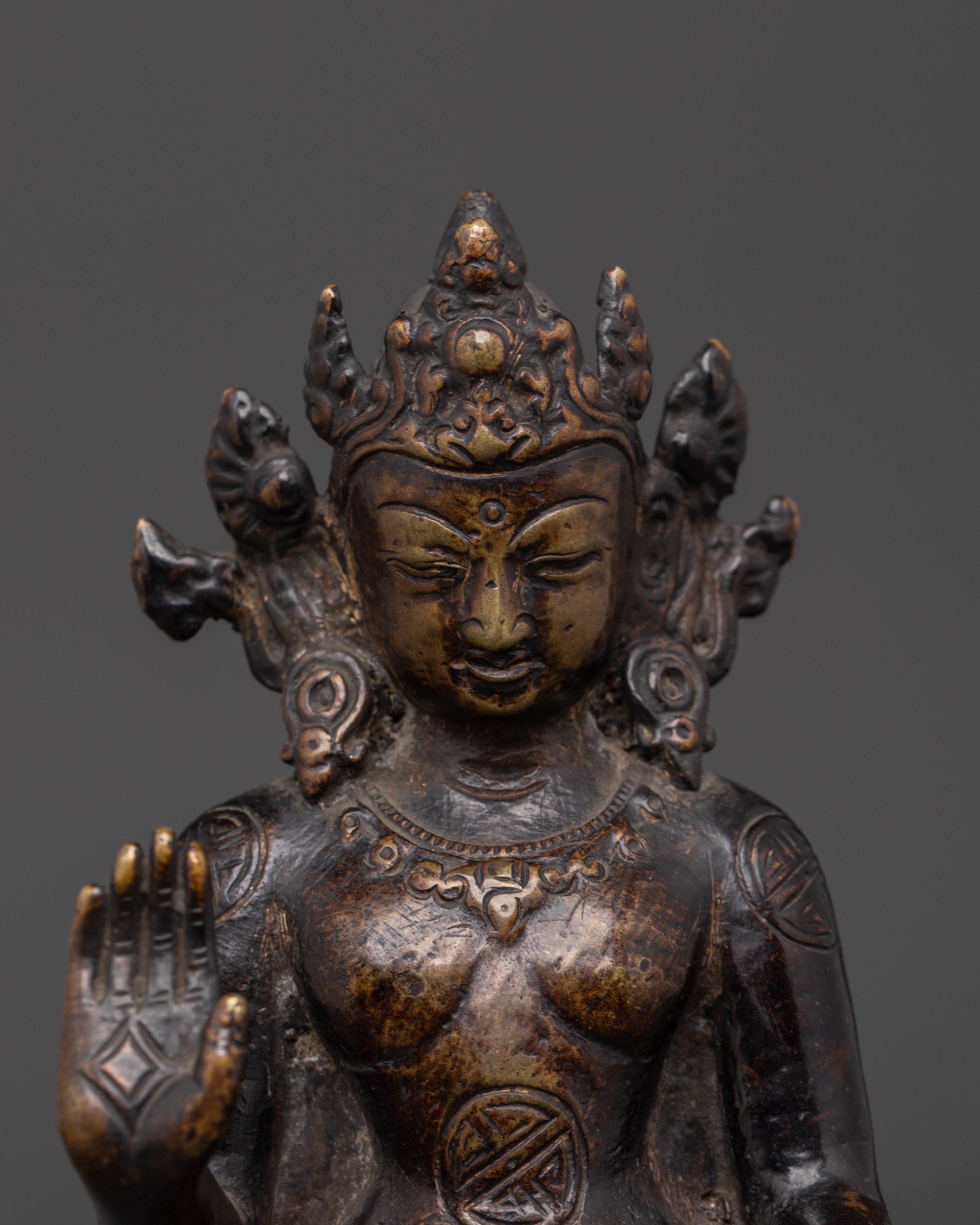 Handcrafted Dipankara Buddha Sculpture | The Buddha of Ancient Times