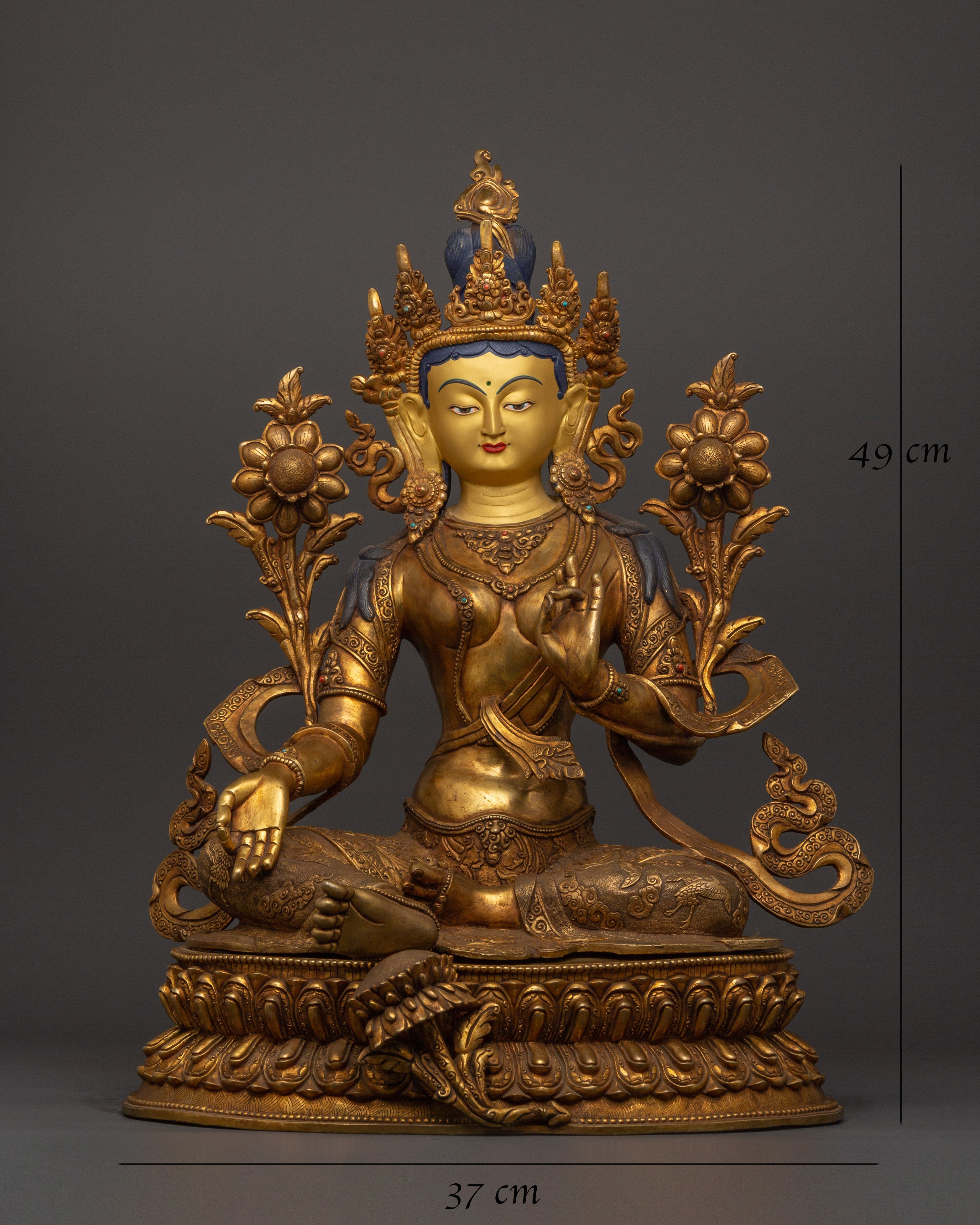 Green Tara Spiritual and Healing Statue | Handcrafted Figurine