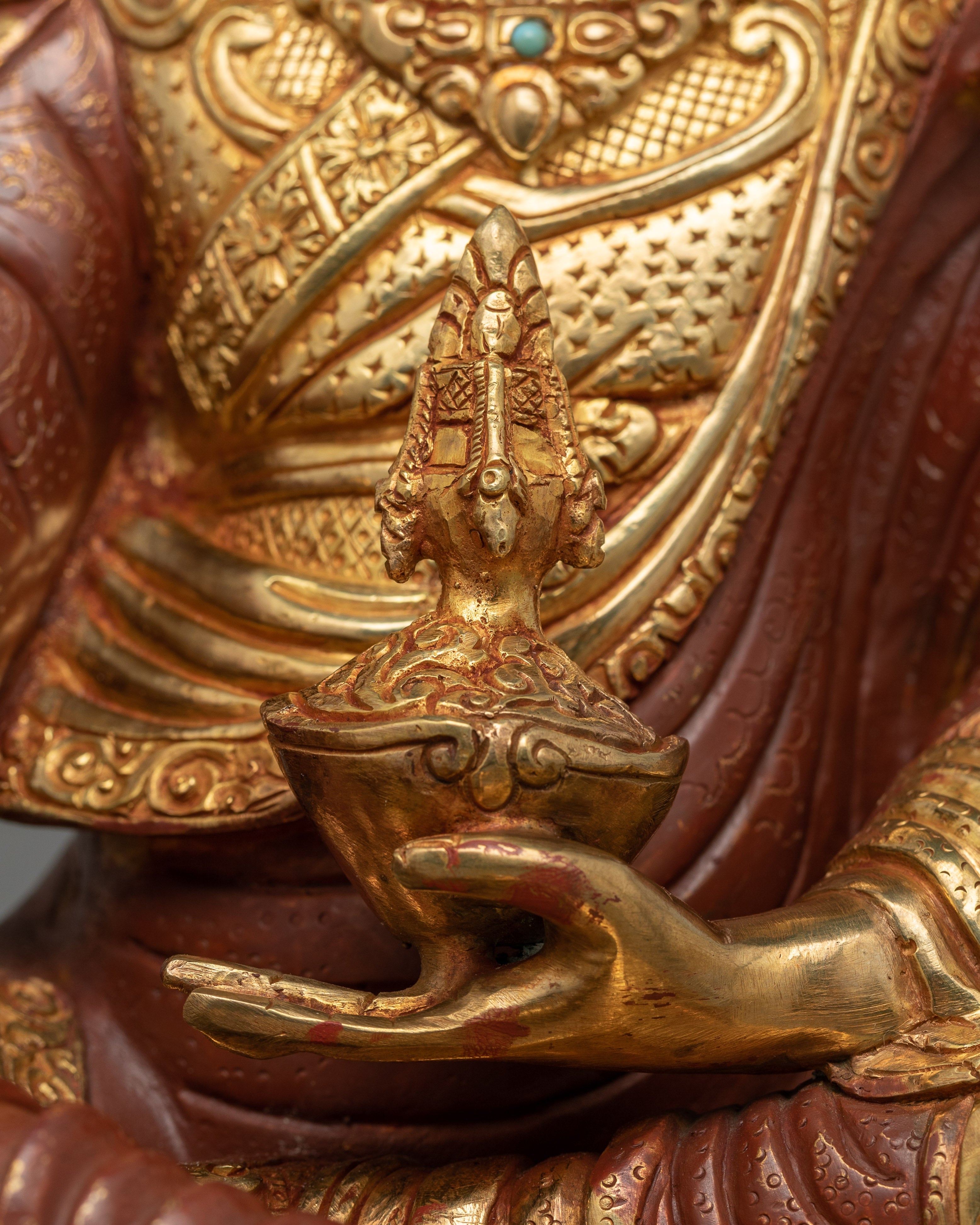 Rinpoche Guru Padmasambhava Statue for Shrine | Precious Lotus Born Master