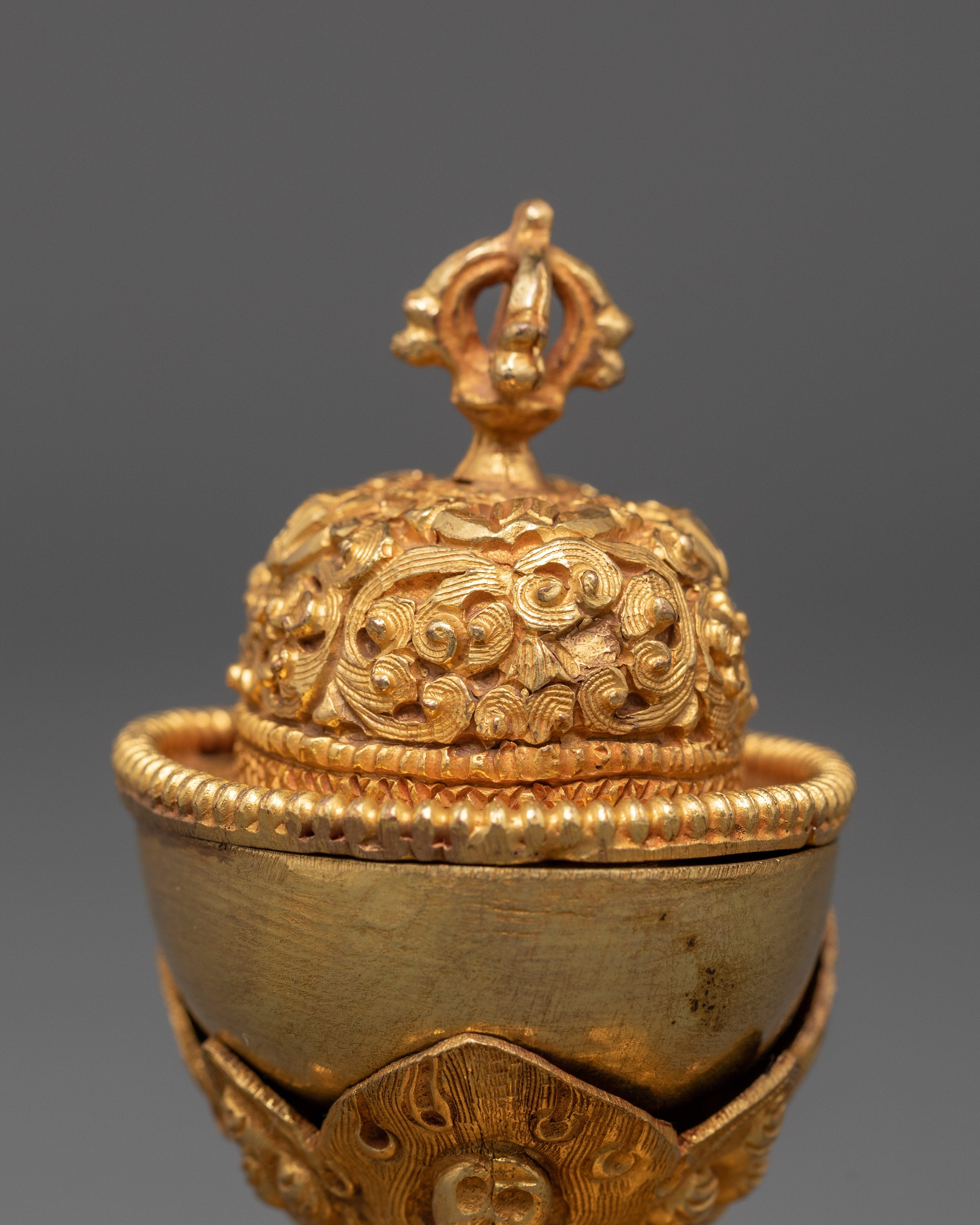 Sacred Kapala Ritual Set | Tibetan Buddhist Offering Set