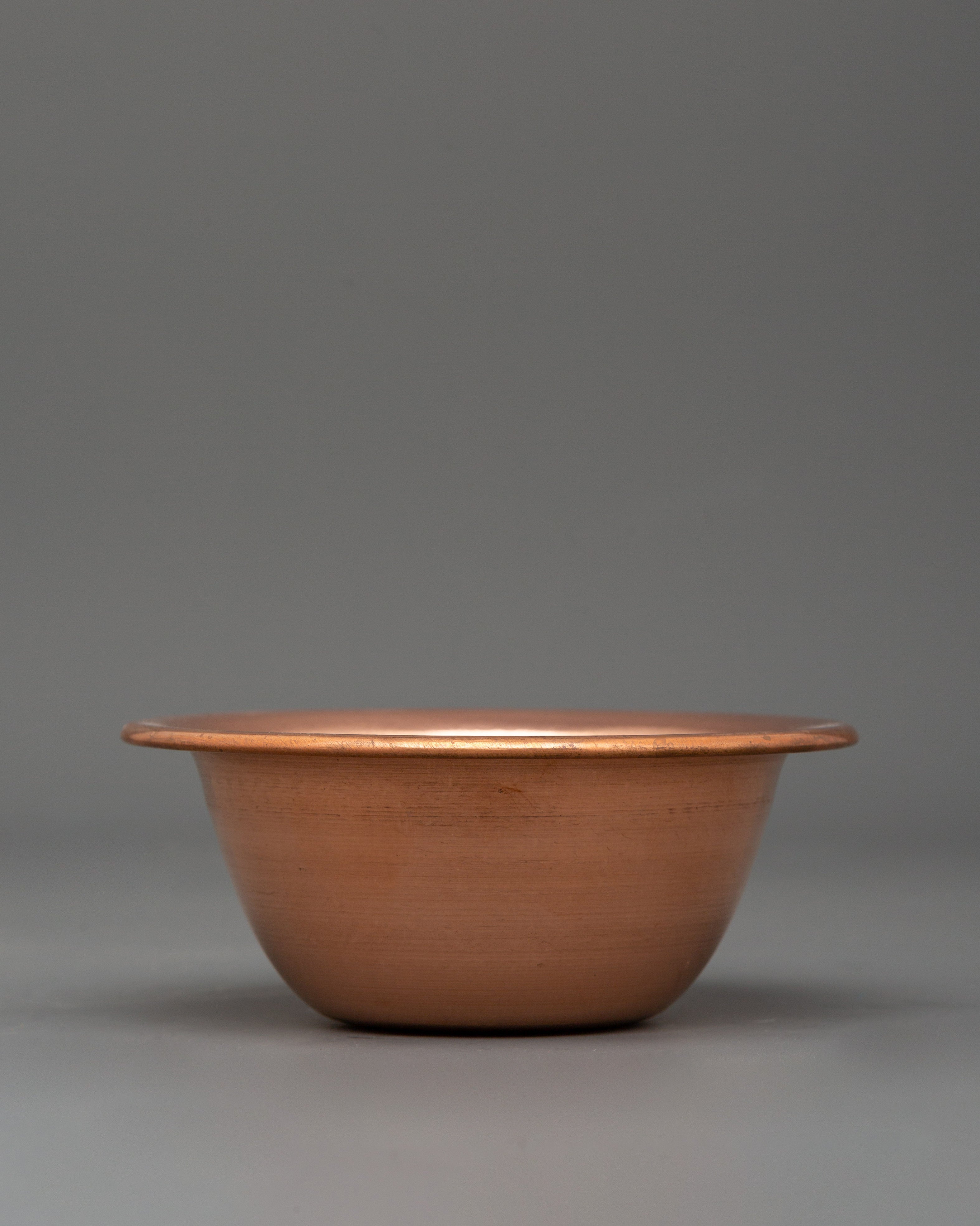 Copper Offering Water Bowls |  Ritual & Meditation