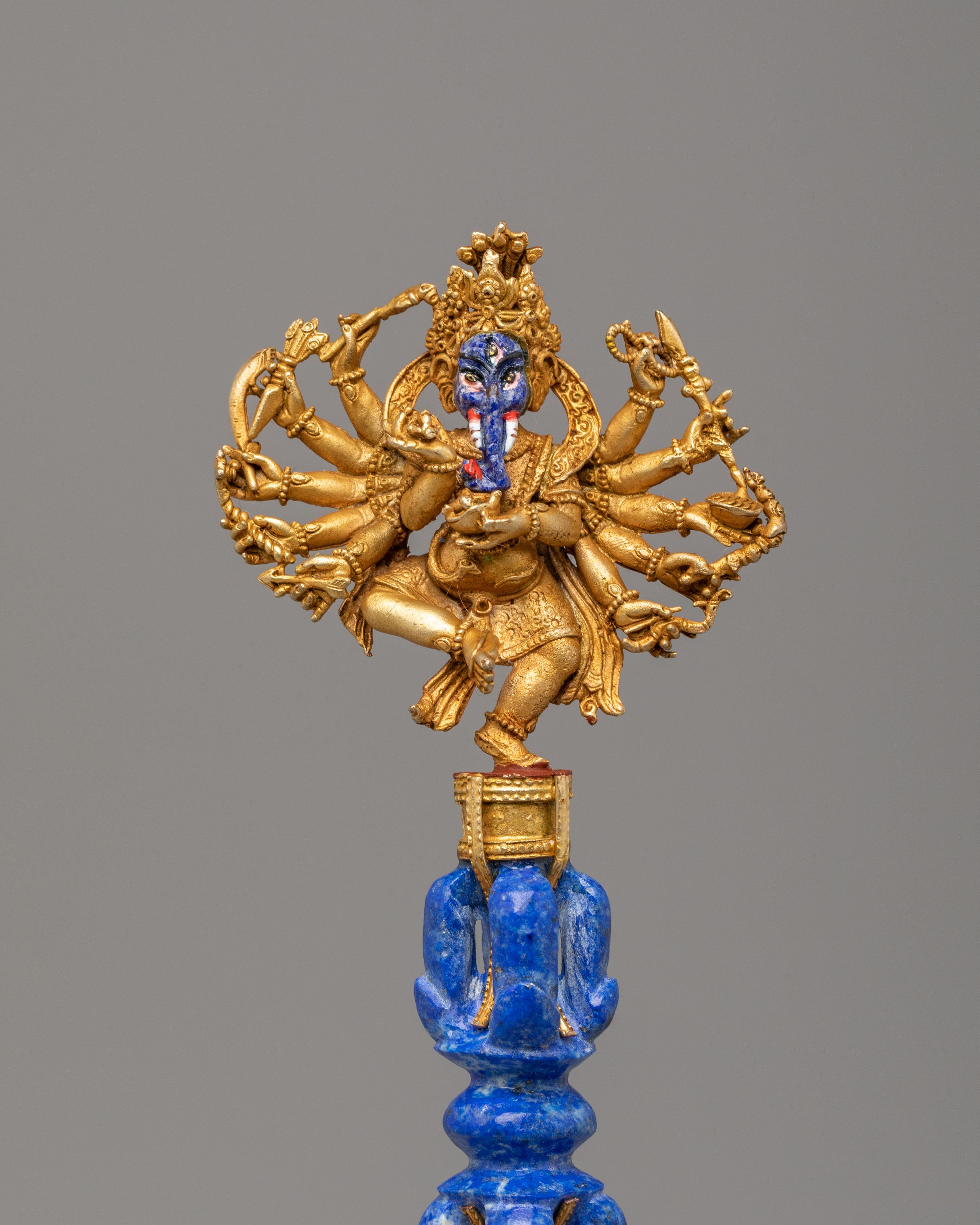 Sacred Maha Rakta Ganesh Phurba | Vajrayana Tantric Dagger