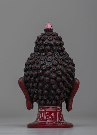 Elevate Your Decor With Red Buddha Head | Spiritual Decor for Meditation & Zen Spaces