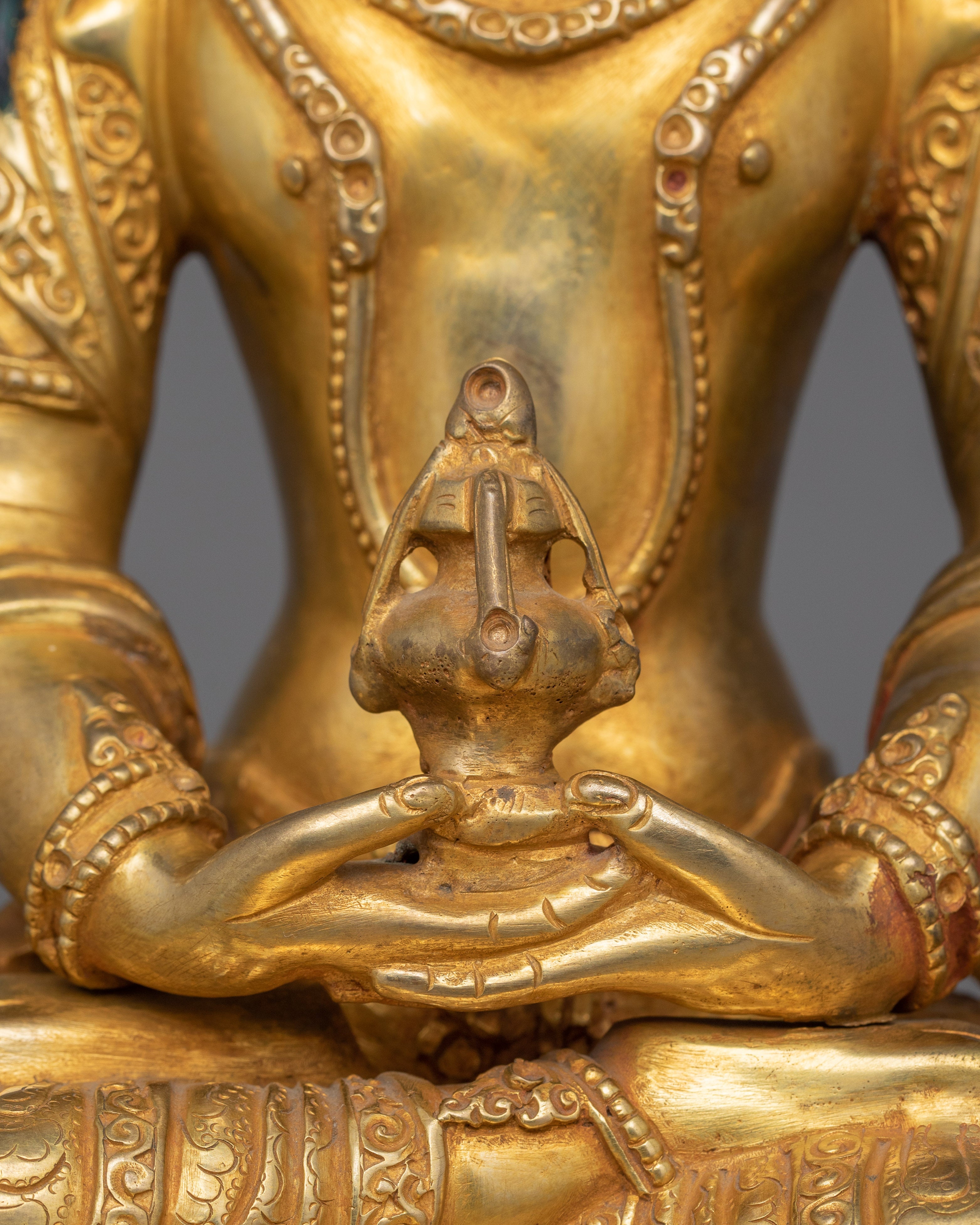 Enlightened Buddha Amitayus Sculpture | The Deity of Infinite Life