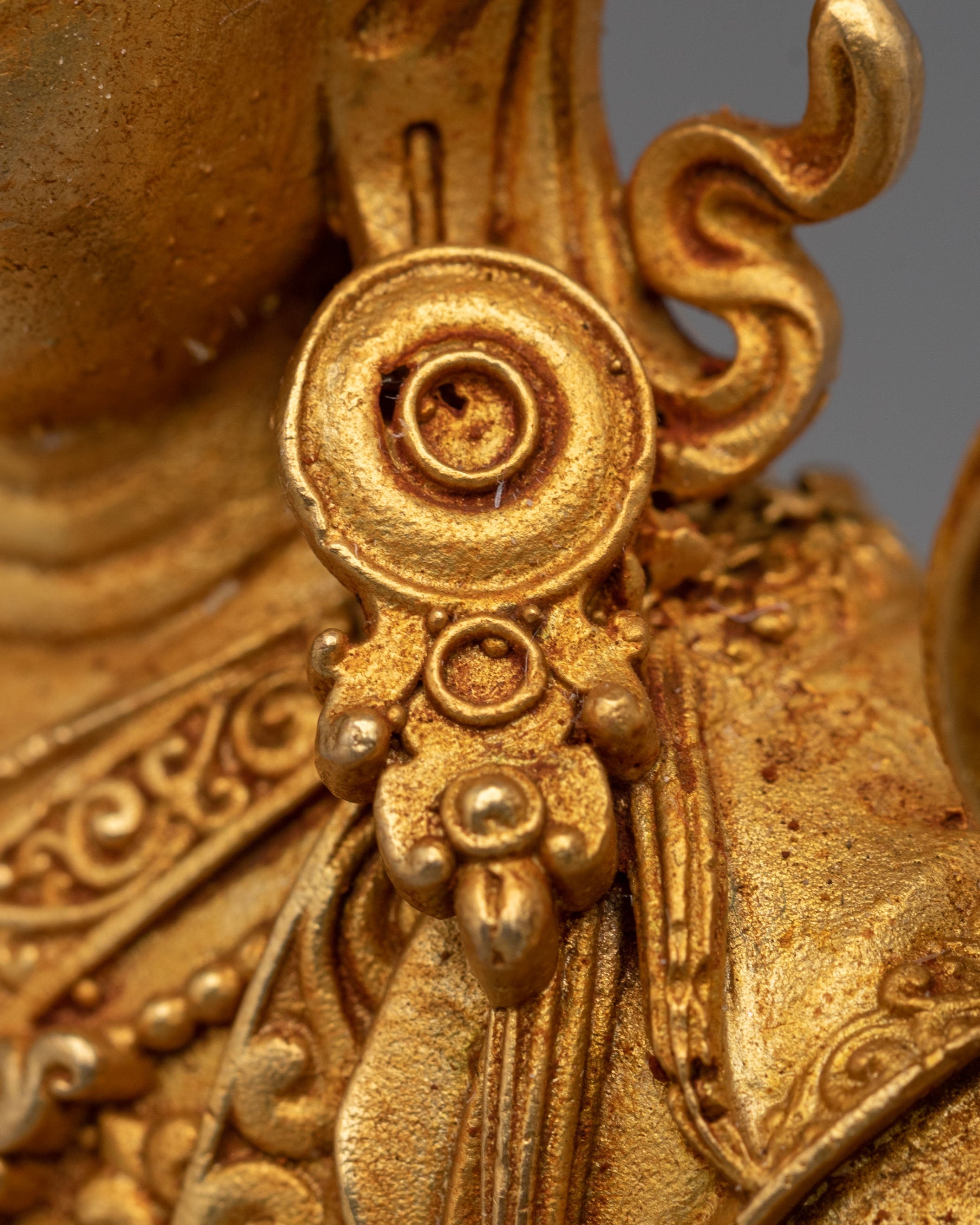 Handcrafted Standing Guru Rinpoche Statue | Spiritual Decor