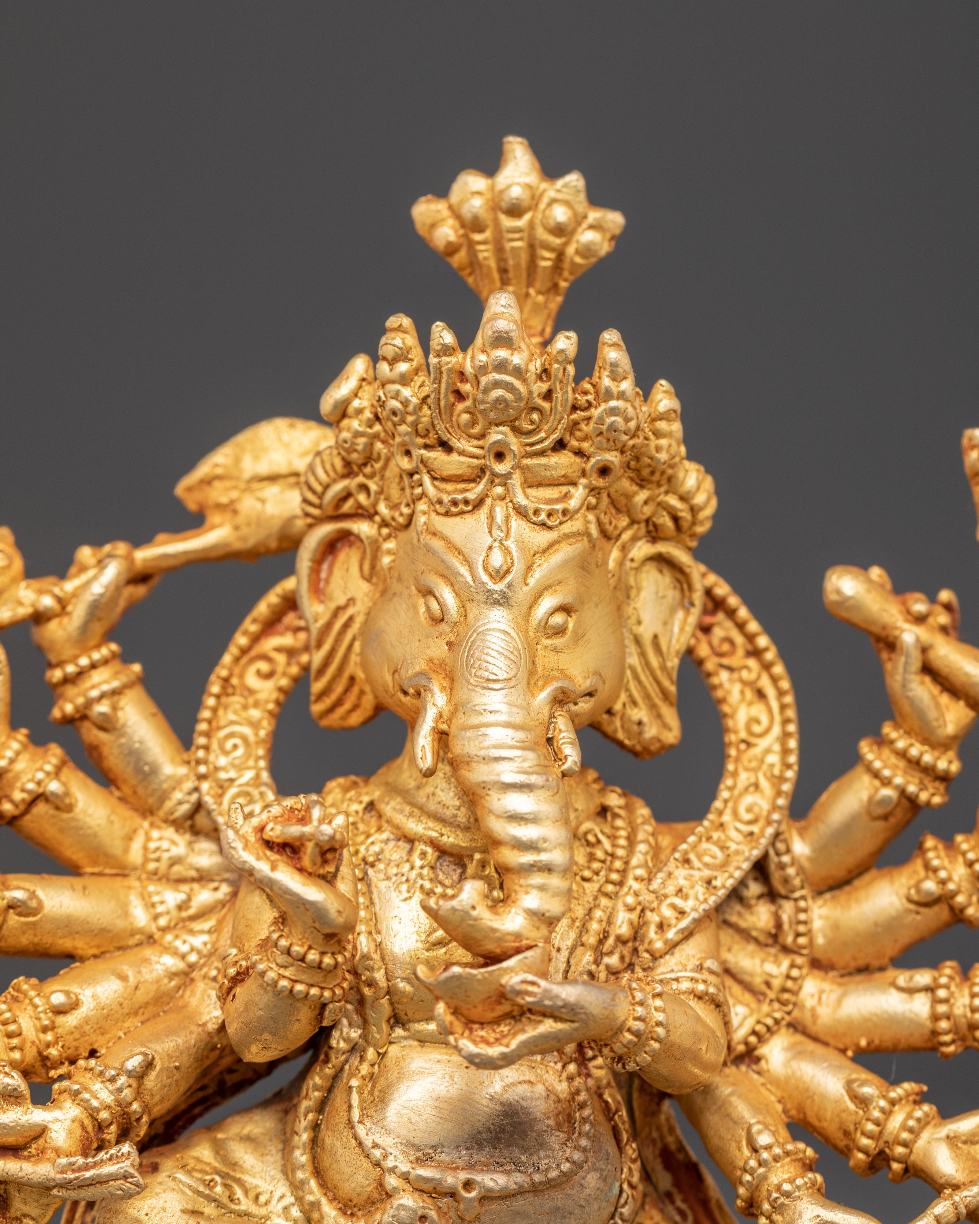 Spiritual Ganesh Figure | Ganesha Statue for Altar and Home