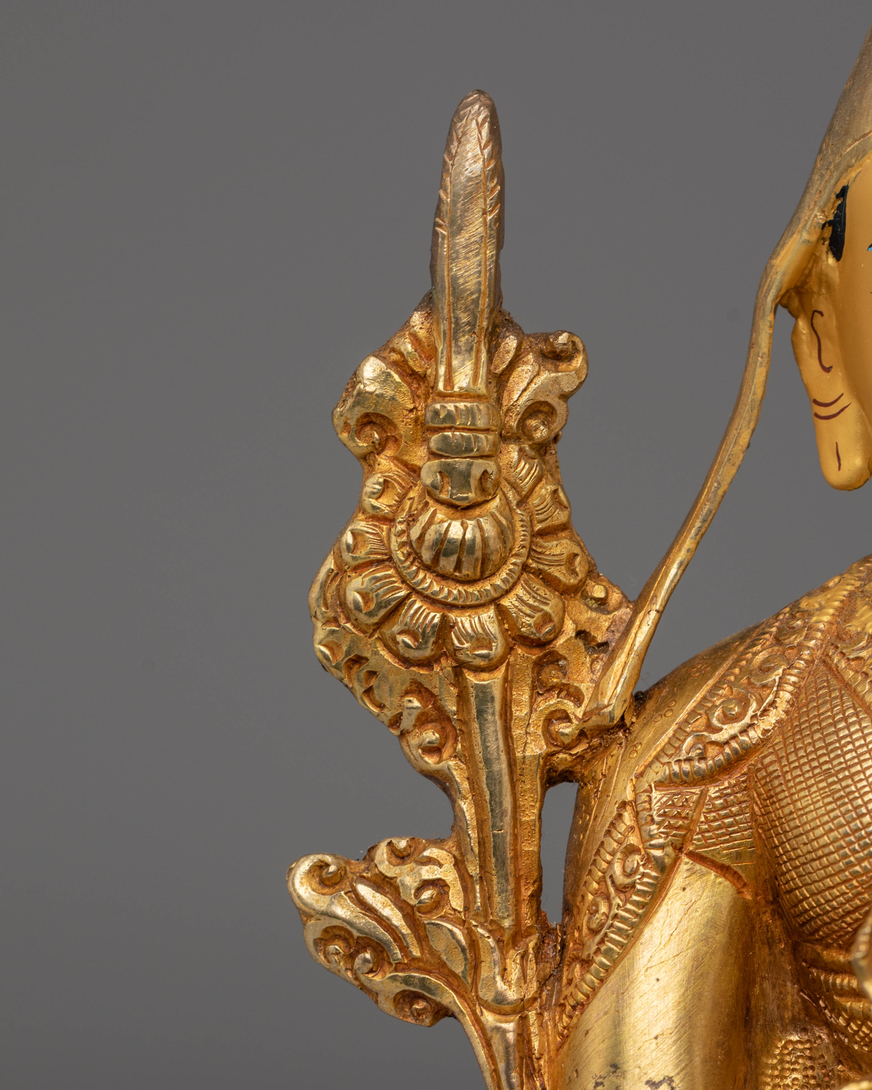 Tsongkhapa Handcrafted Copper Statue | Traditional Tibetan Artwork