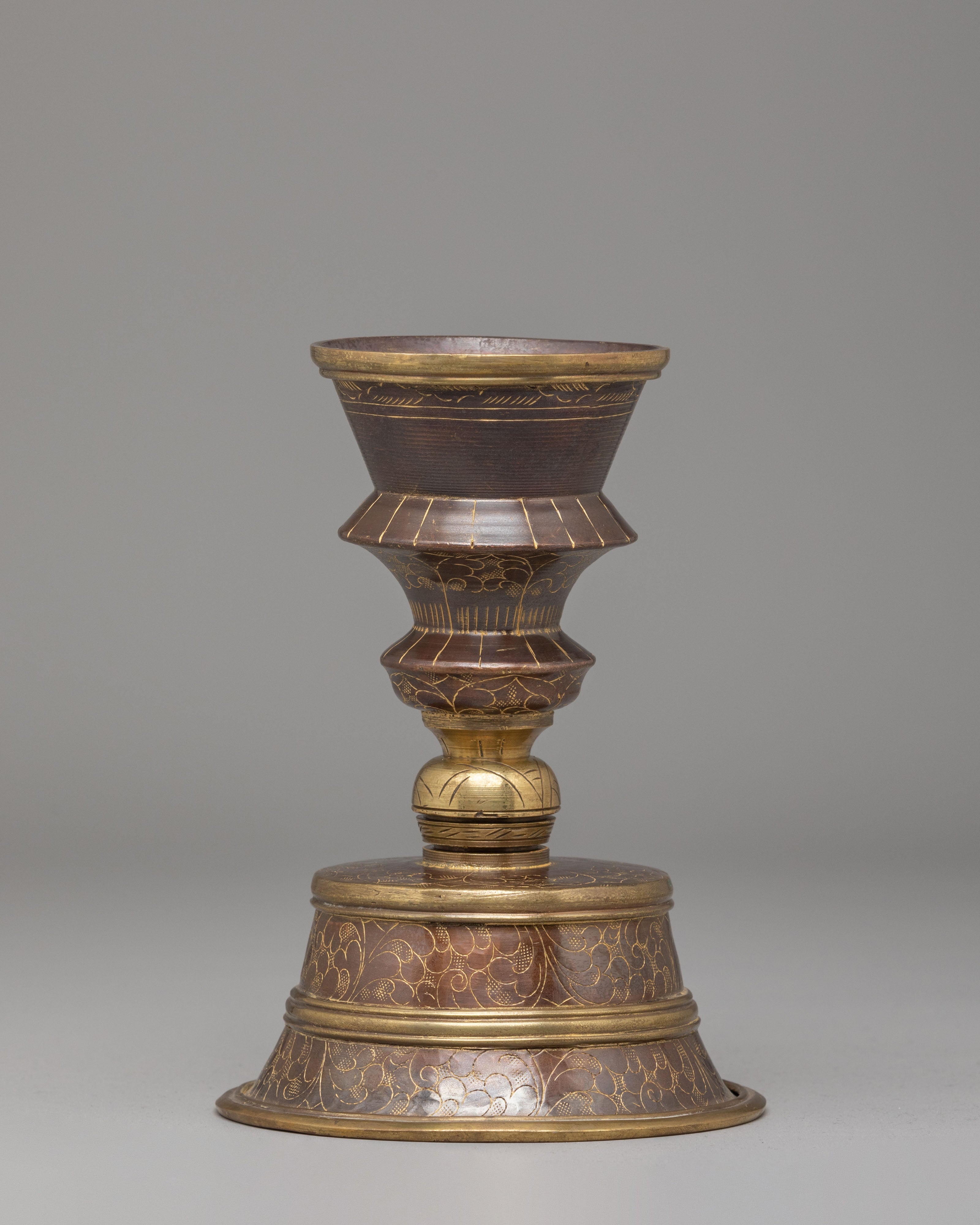 Sacred Tibetan Offering Lamp | Spiritual Light Offerings
