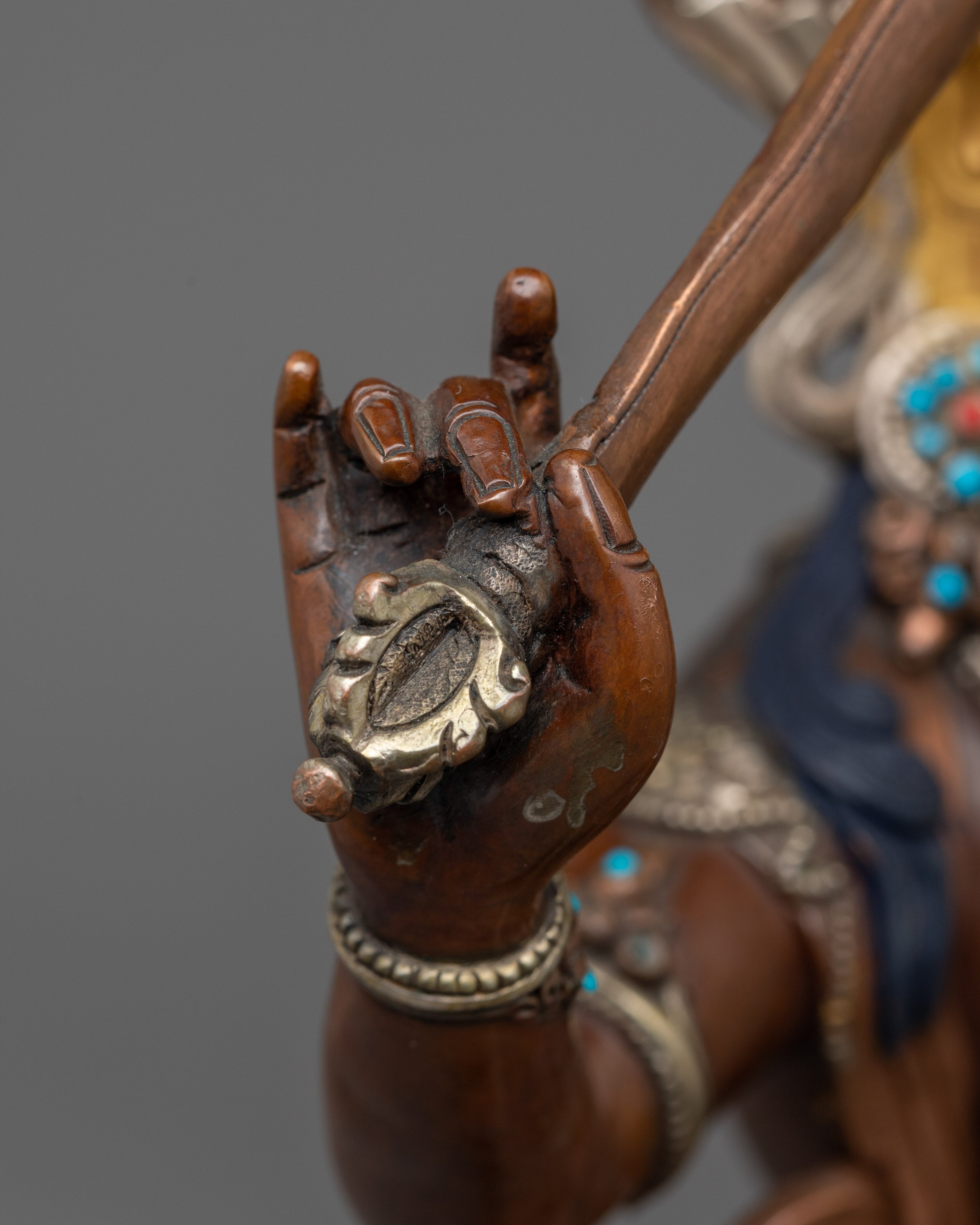 Handcrafted Manjushri Statue |  Embodiment of Wisdom and Enlightenment