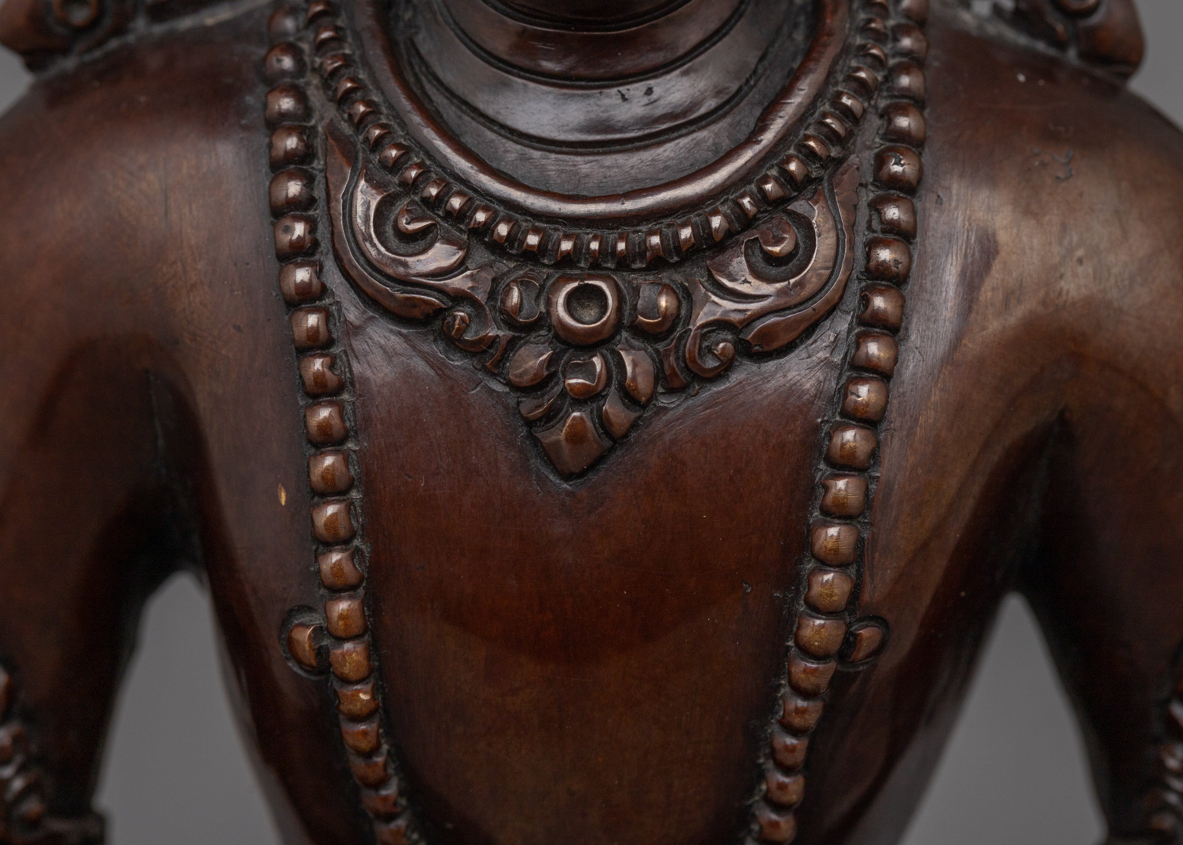 Crown Amitabha Buddha Sculpture | Buddha of Infinite light