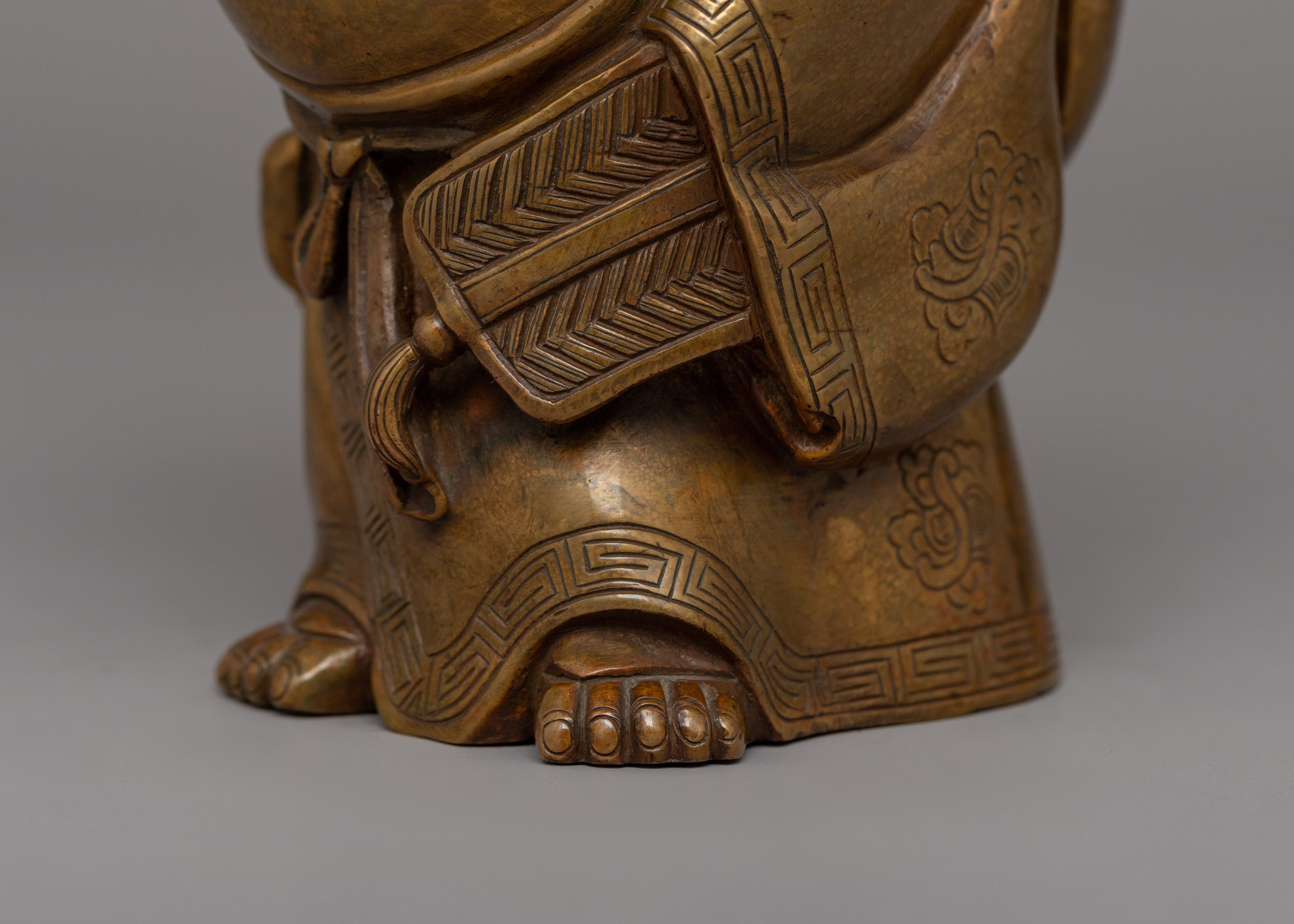 Standing Laughing Buddha Statue | Symbol of Good Fortune, Prosperity, and Joy