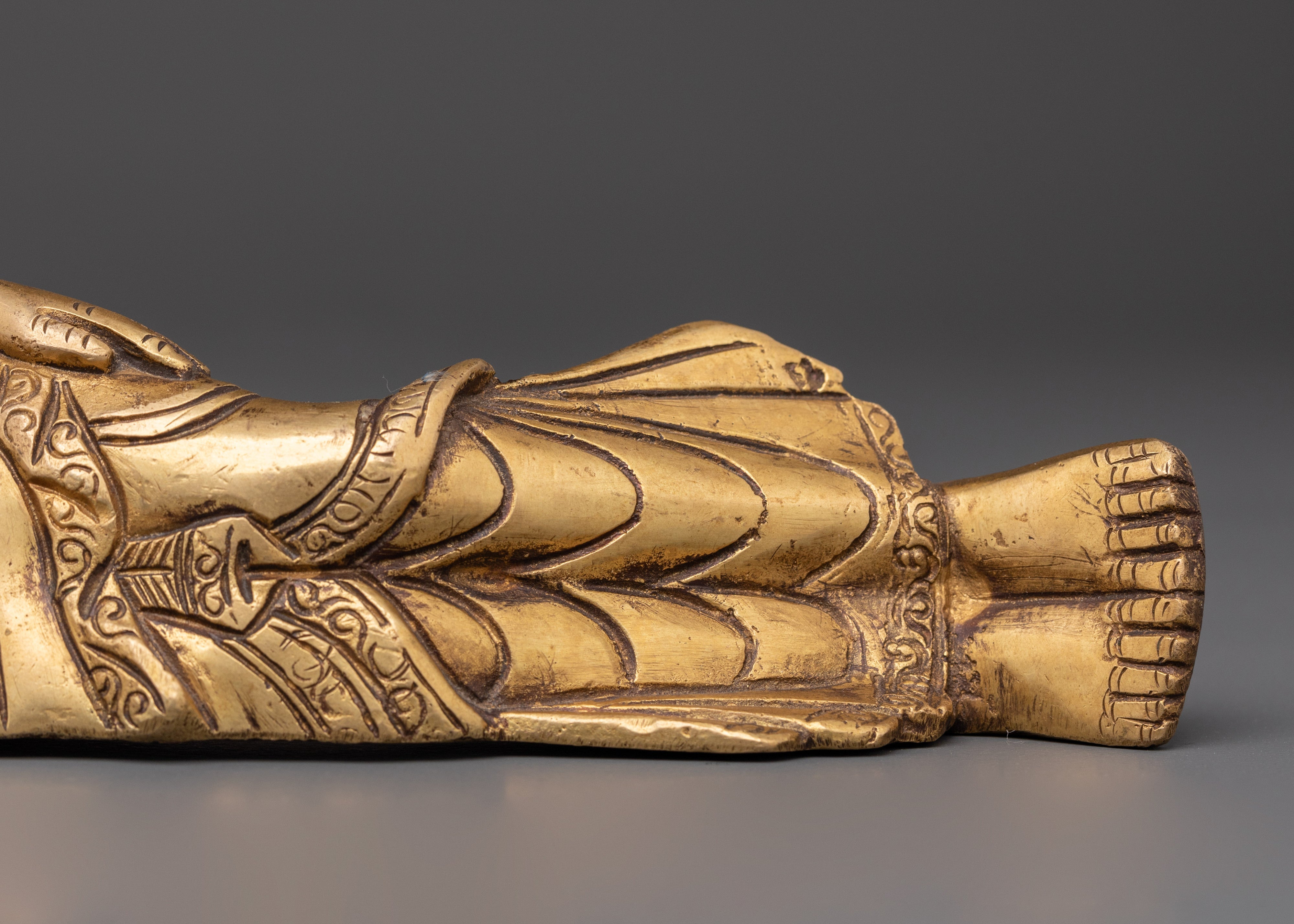 Handmade Sleeping Buddha | Spiritual Decor