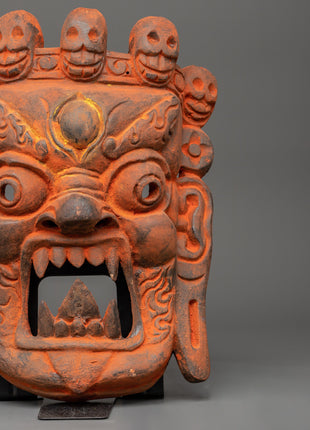 Mahakala Mask with Sharp Teeth | A Symbol of Protection