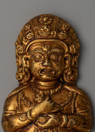 Copper Body Mahakala Statue | The Protector Deity of Power & Transformation