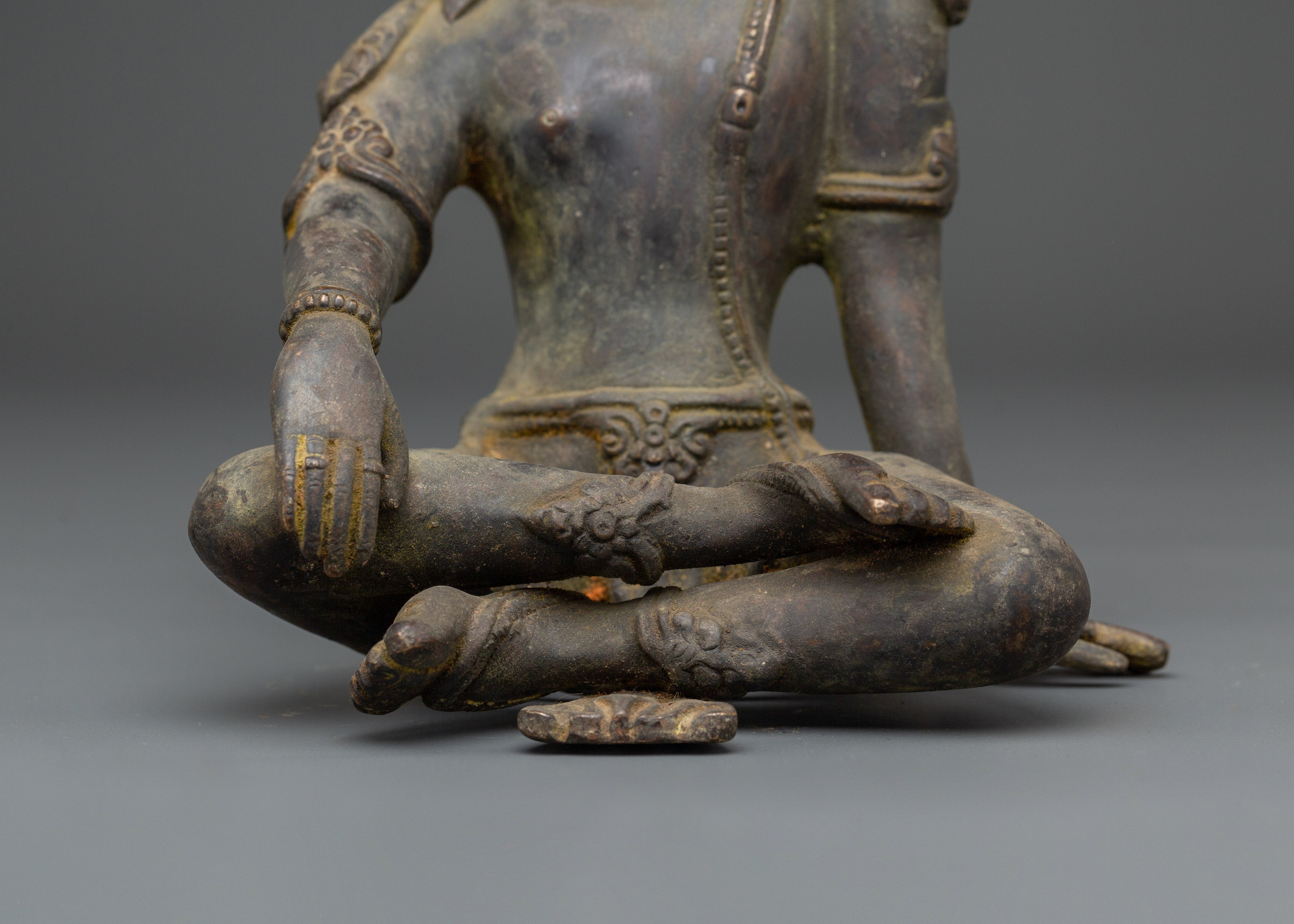 Indra Copper Statue | Antique Finish Statue