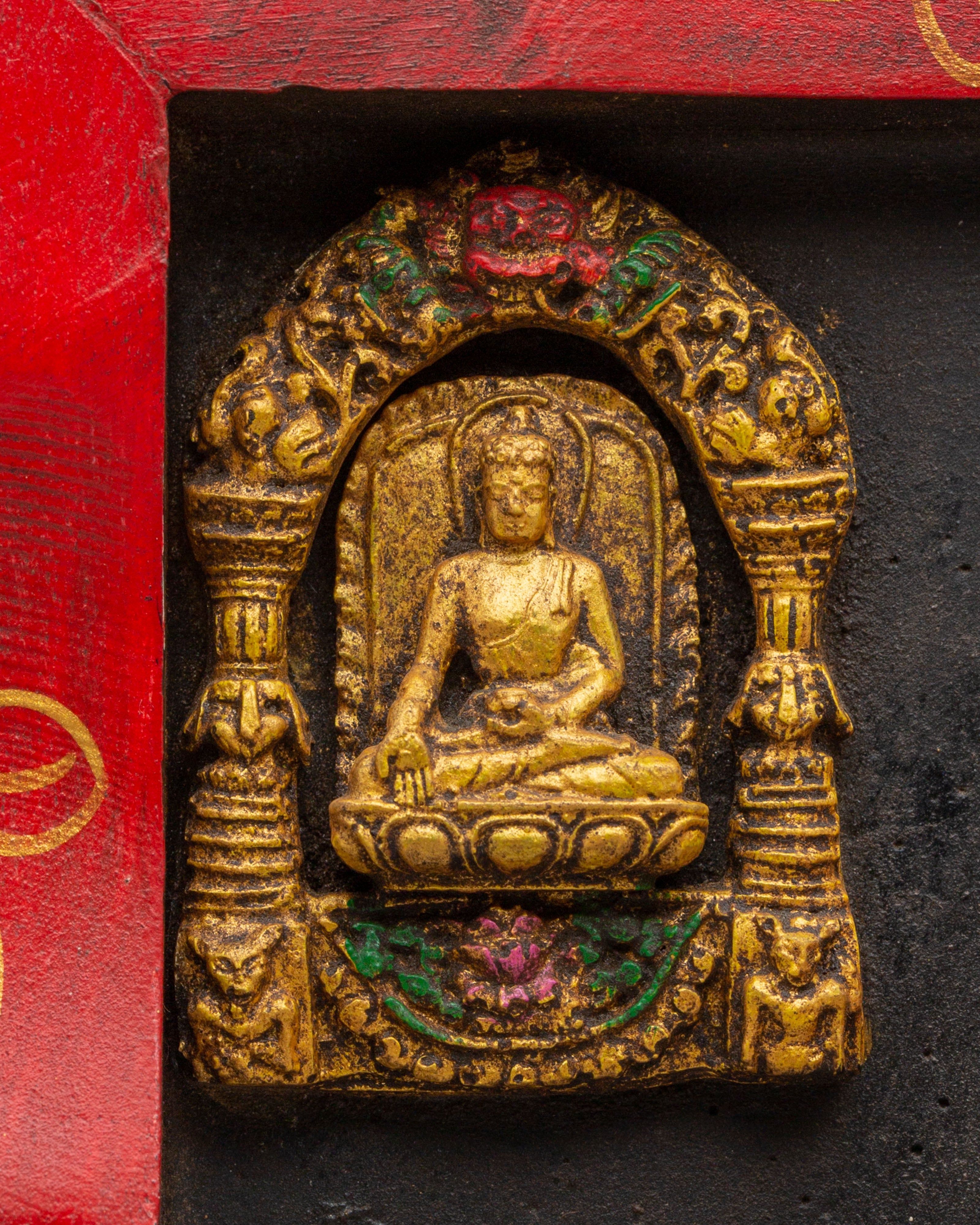 Buddhist Shakyamuni Buddha Wall Decor | Handcrafted Wooden Artwork