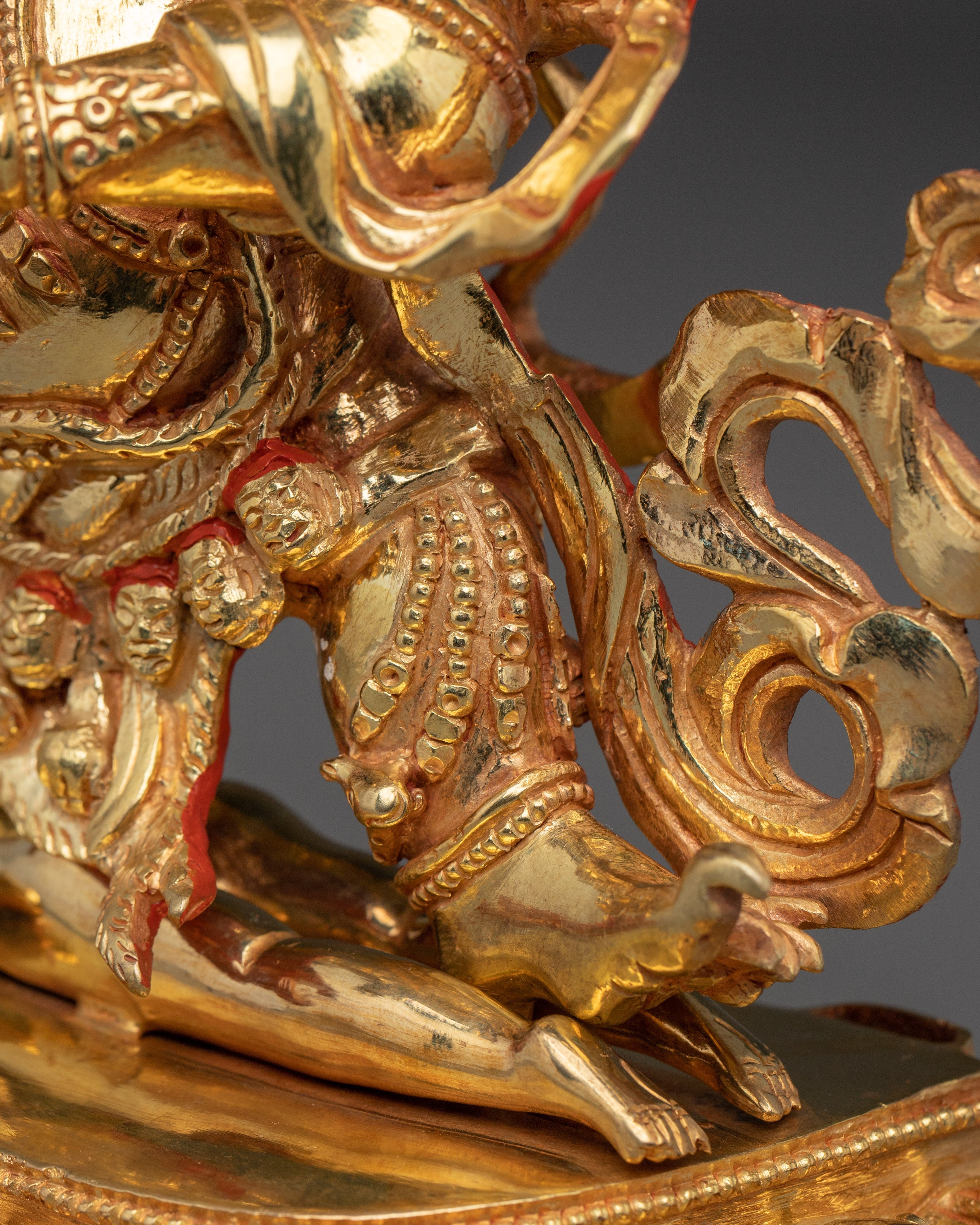 Statue of Four Armed Mahakala | Buddhist Protector