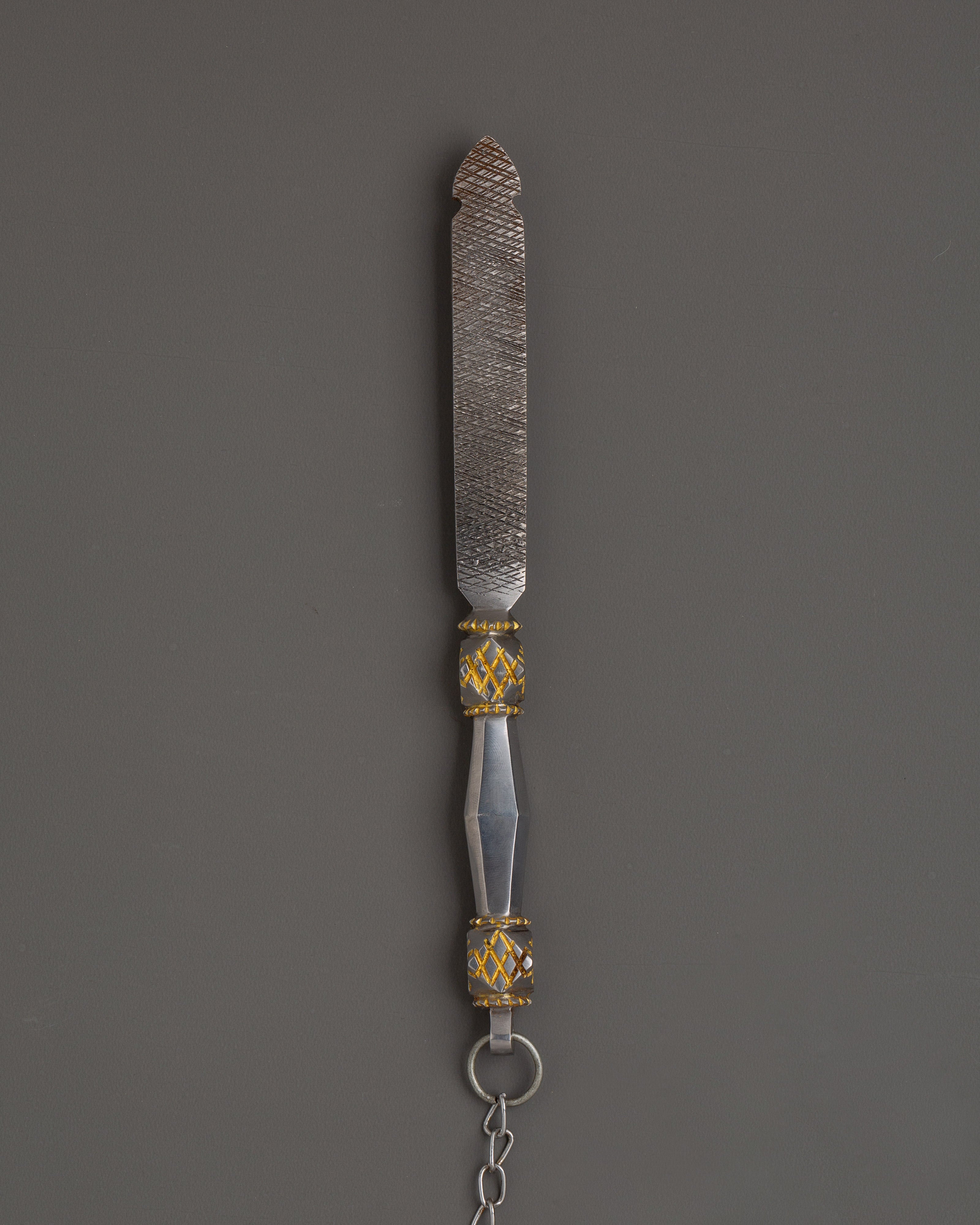 Tantric Ceremonial Set | Emblem and Flat Daru Ritual Tools