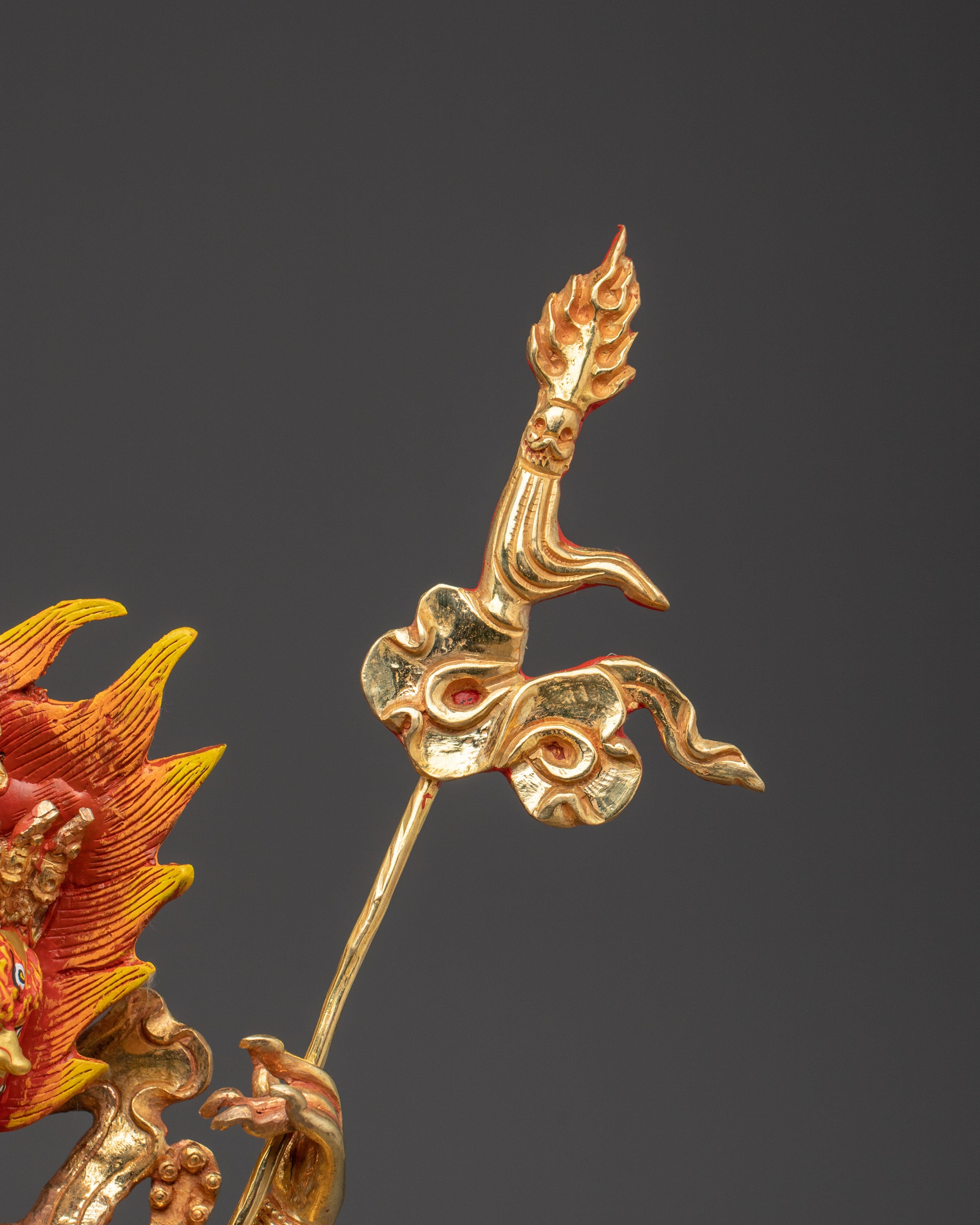 Statue of Four Armed Mahakala | Buddhist Protector