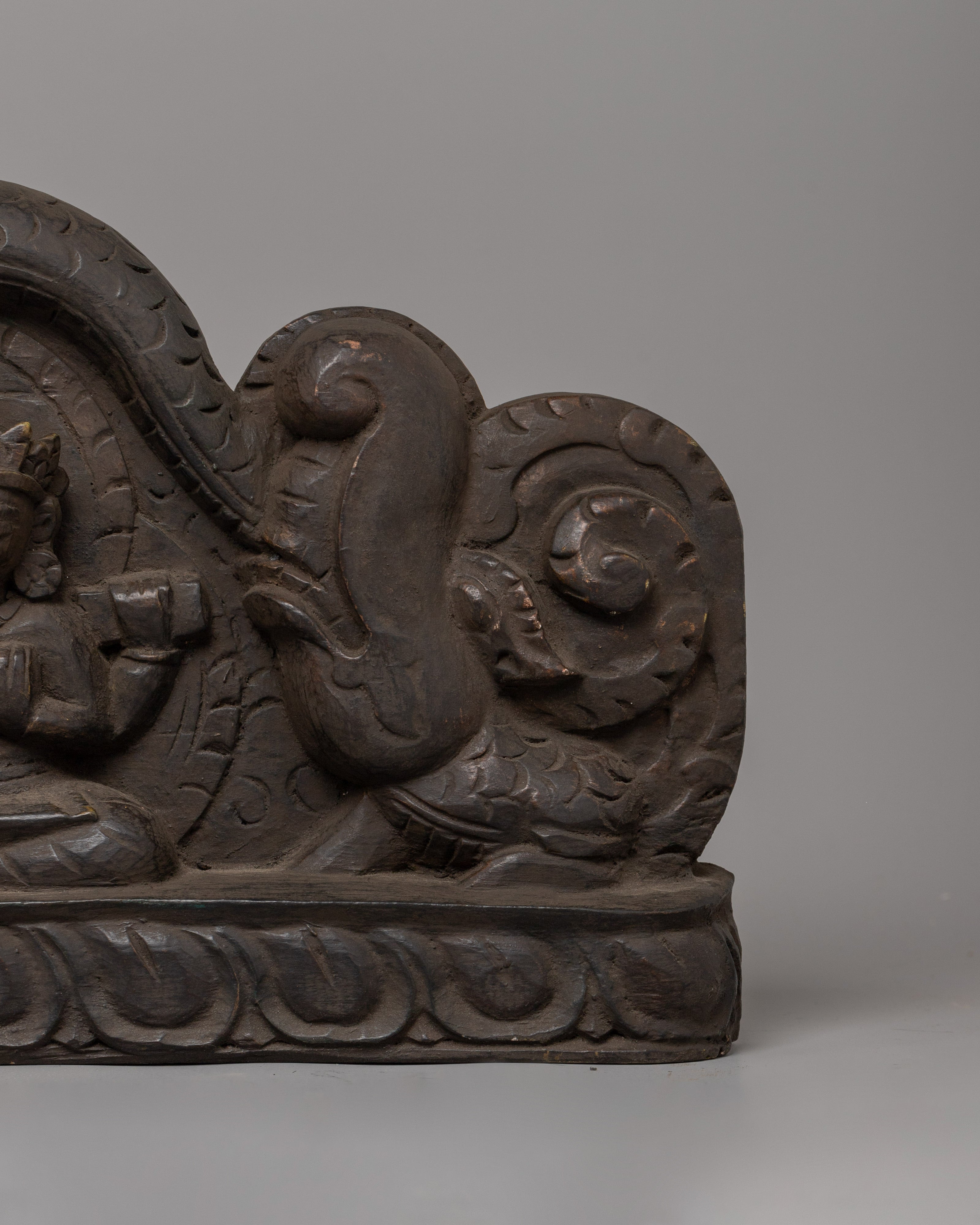Wooden Door Frame | Temple-Style Carved Deco