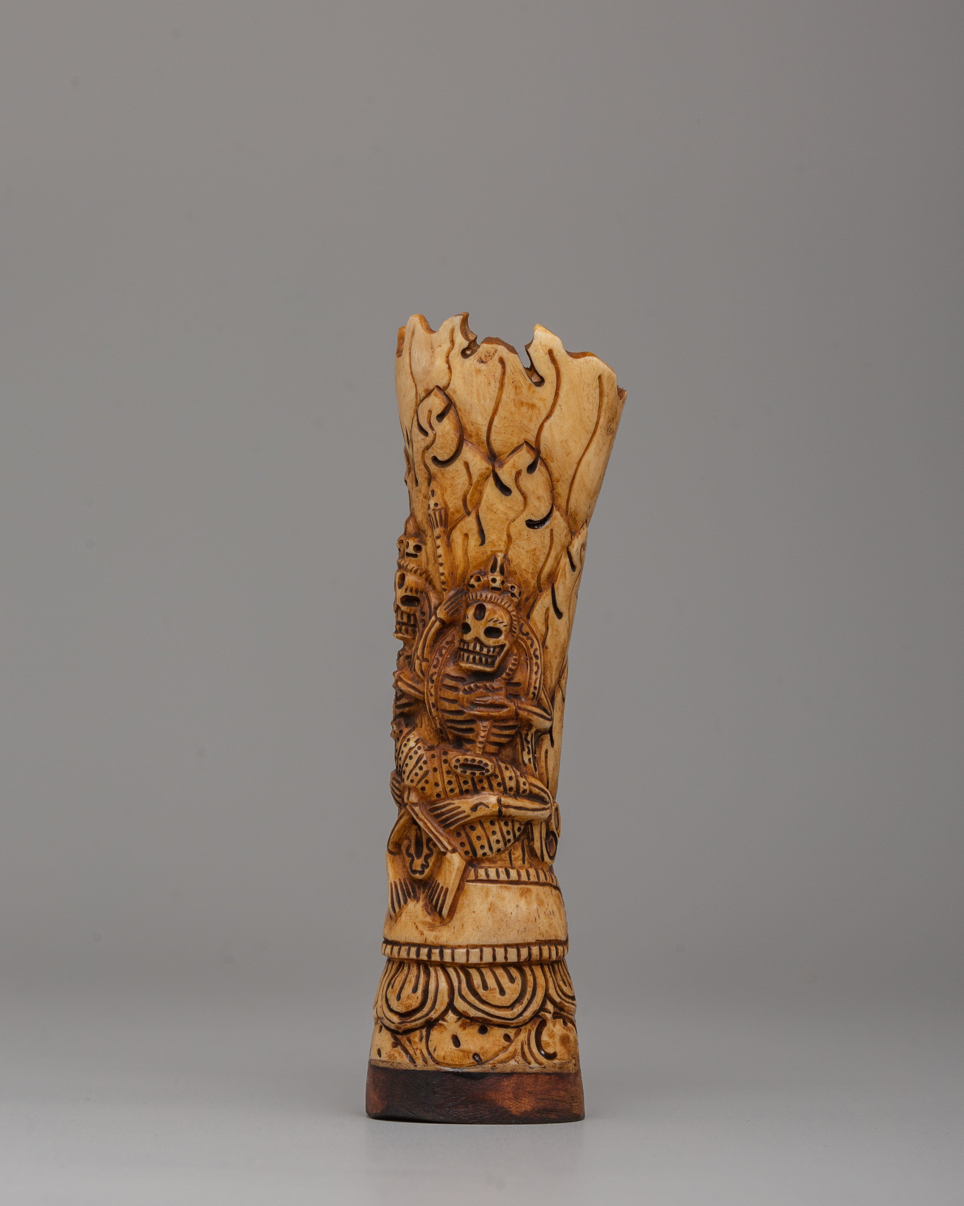 Handcrafted Chitipati Mahakala Statue | Guardian of Spiritual Protection