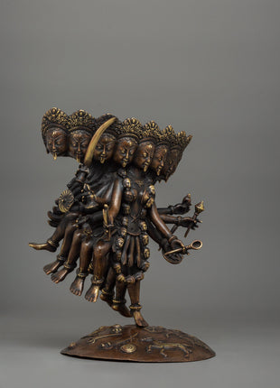 Copper Kali Antique Statue | A Divine Energy Source