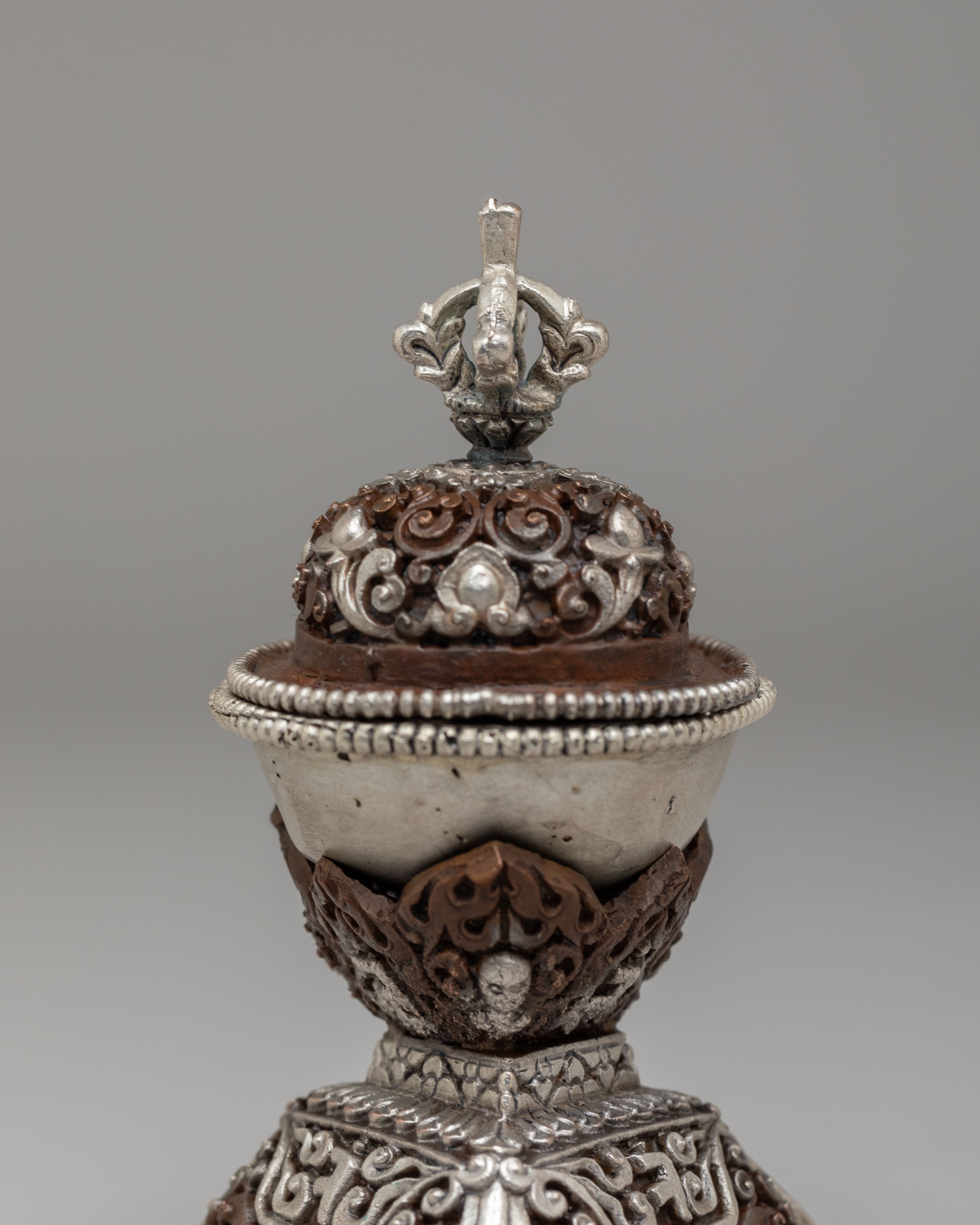Tantric Buddhist Kapala | Vajrayana Altar Kapala Bowl