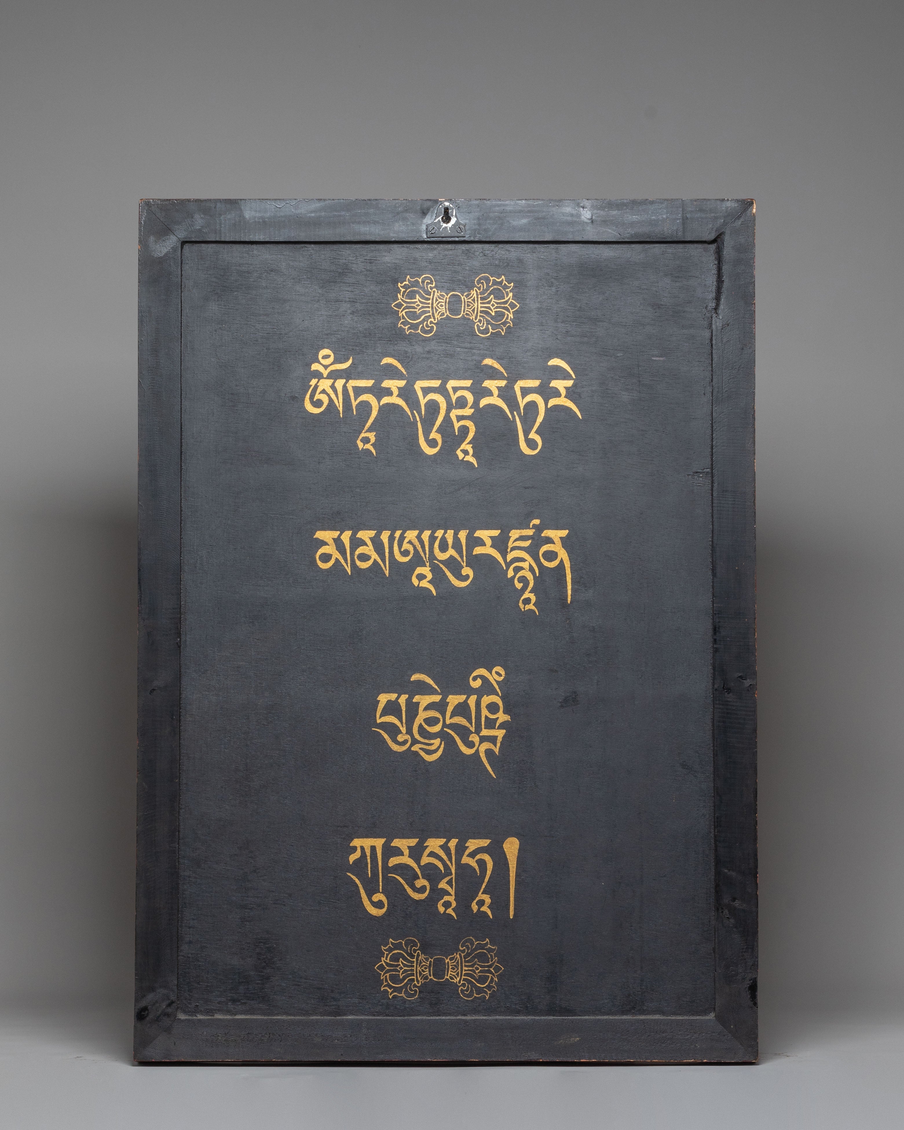 Himalayan Wall Art of Seven Eyed White Tara | Tibetan Goddess of Healing