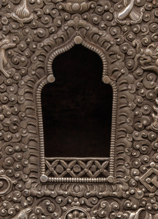 Buddhist Tibetan Treasure Box | Handcrafted Tibetan Silver Box