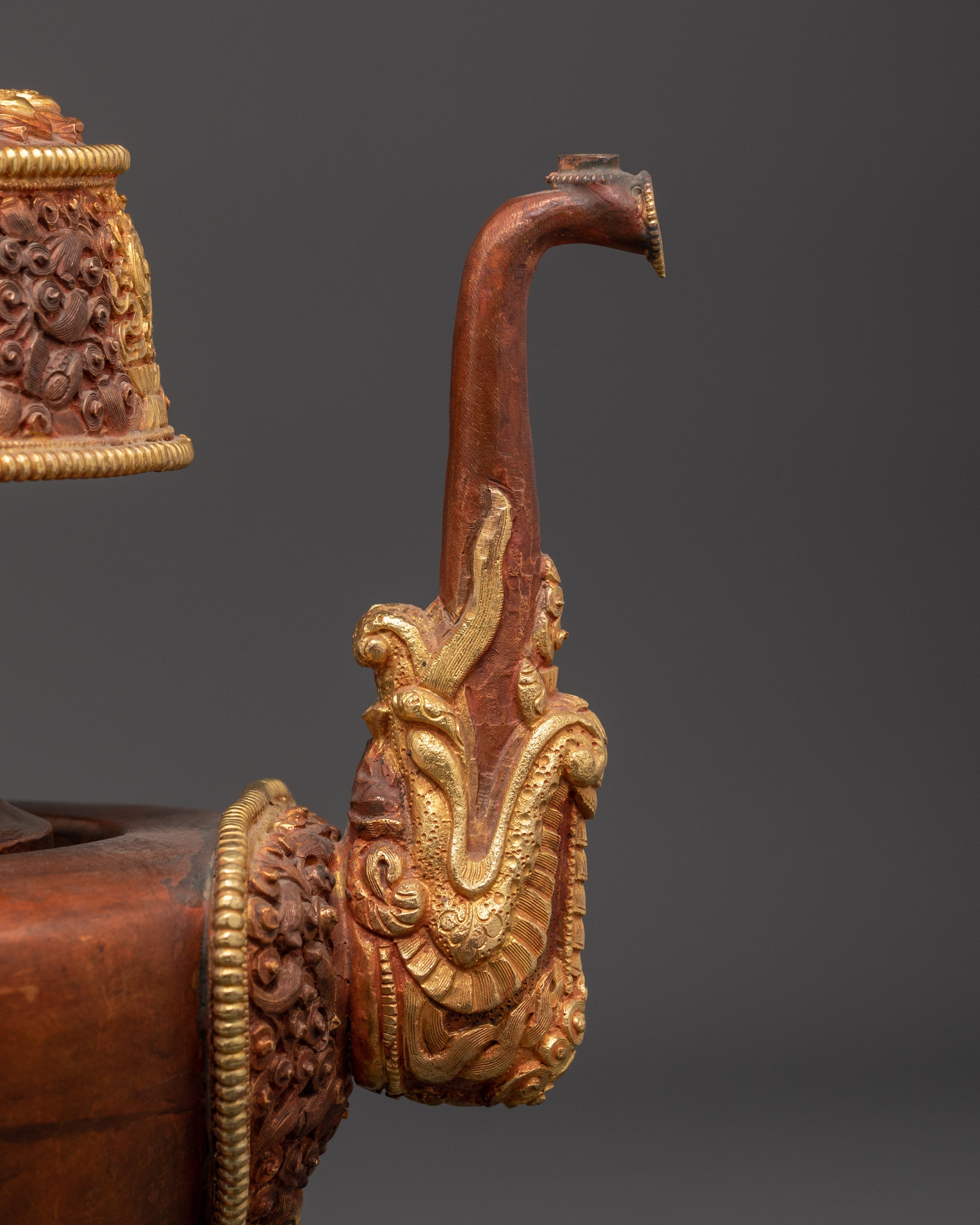 Tibetan Spiritual Offering Bhumba Ritual Vessel | Sacred Altar Decor