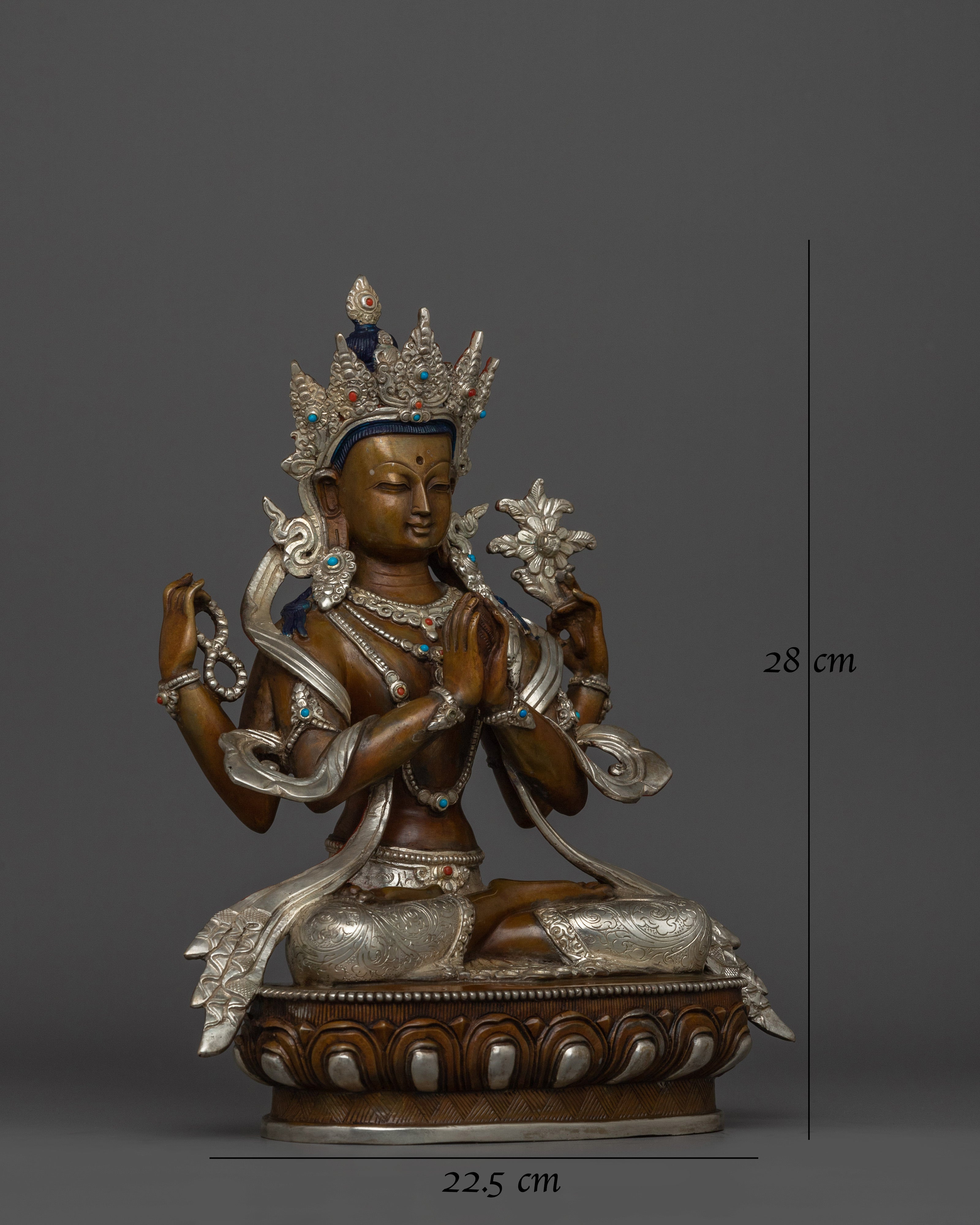 figurine-of-compassionate-deity-chenrezig
