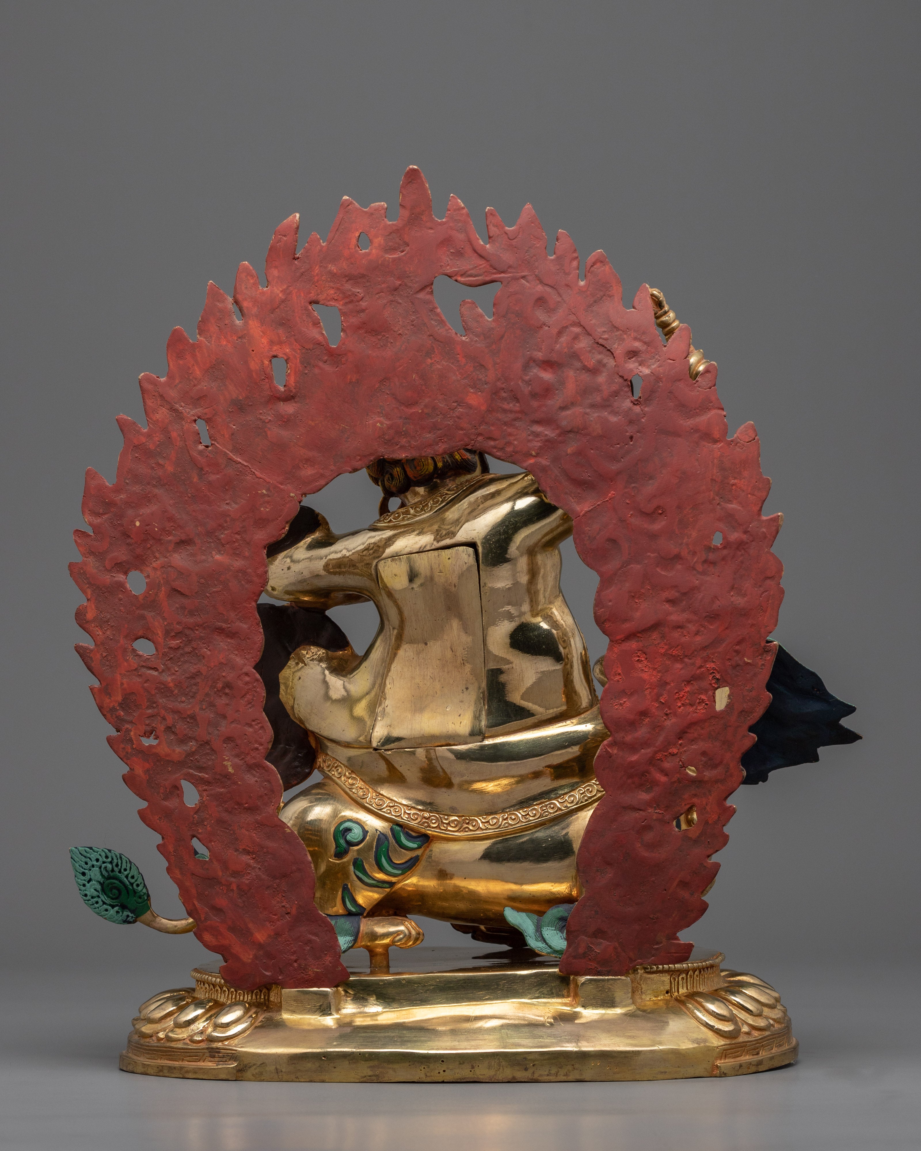 Damchen Dorje Legpa Statue | Hand-Carved Buddhist Sculpture