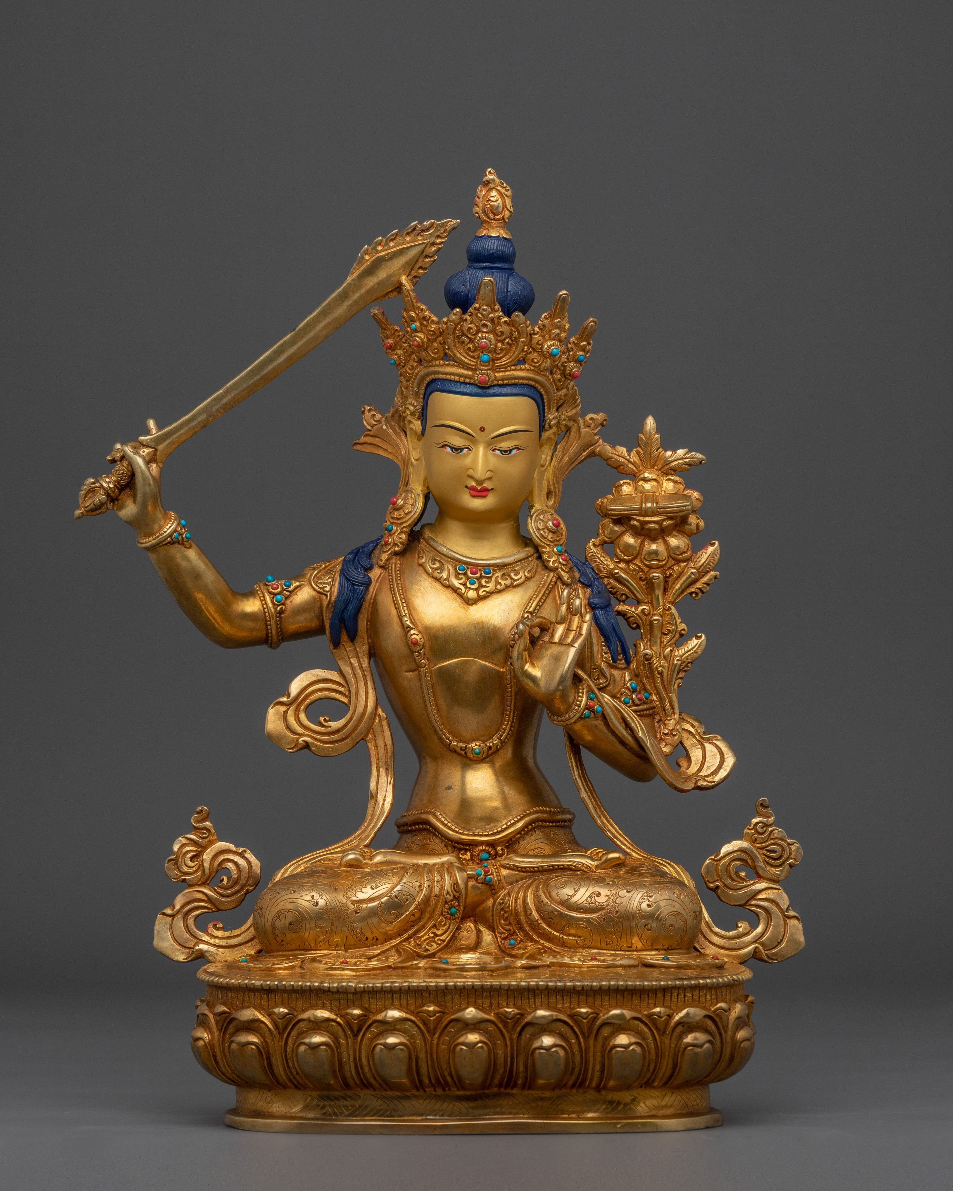 enlightenment-deity-manjushri-sculpture