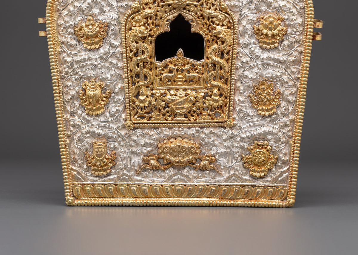 Handmade Dharma Ghau Box | Sacred Tibetan Buddhist Amulet