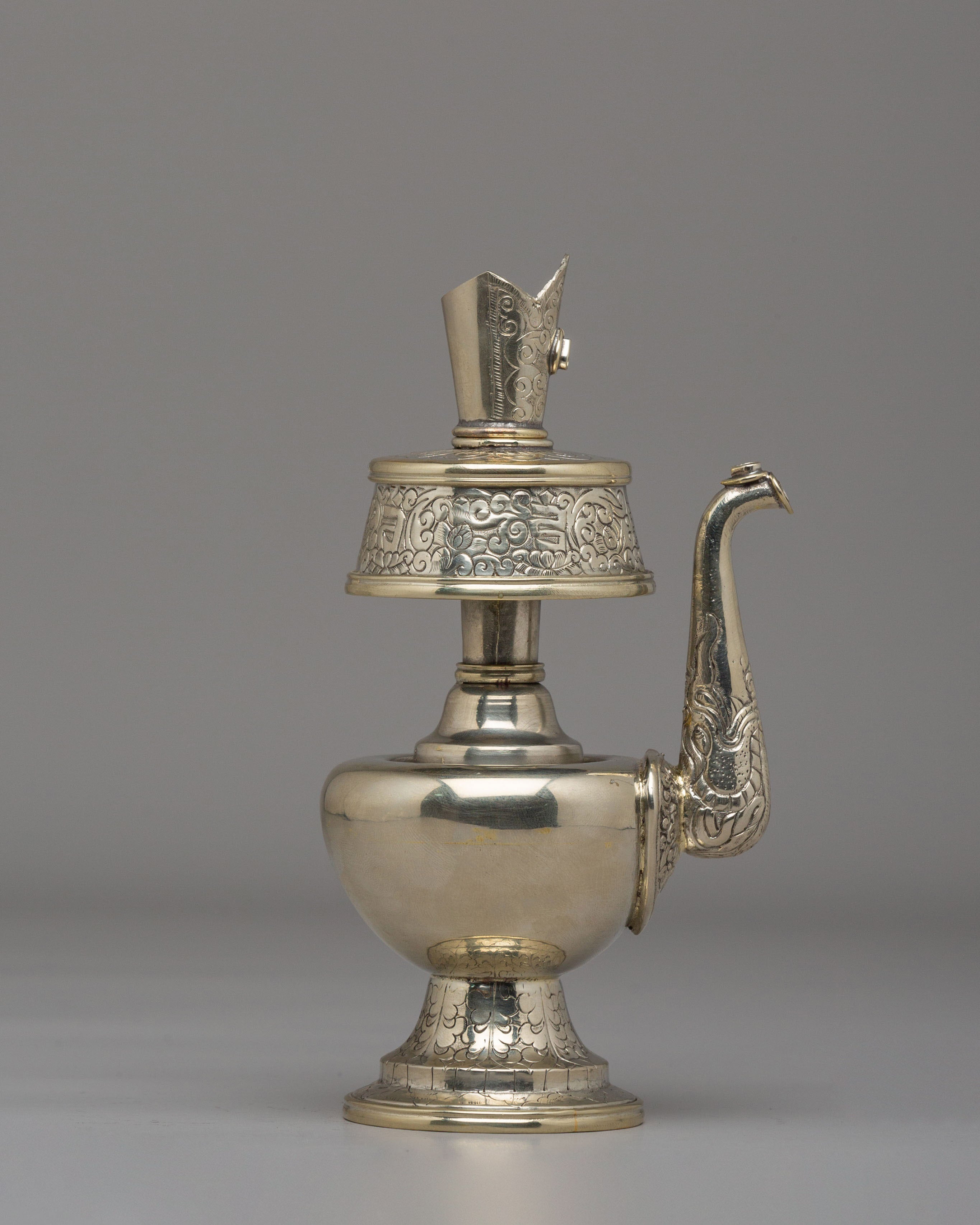 Himalayan Ceremonial Bhumba | Sacred Offering Vessel