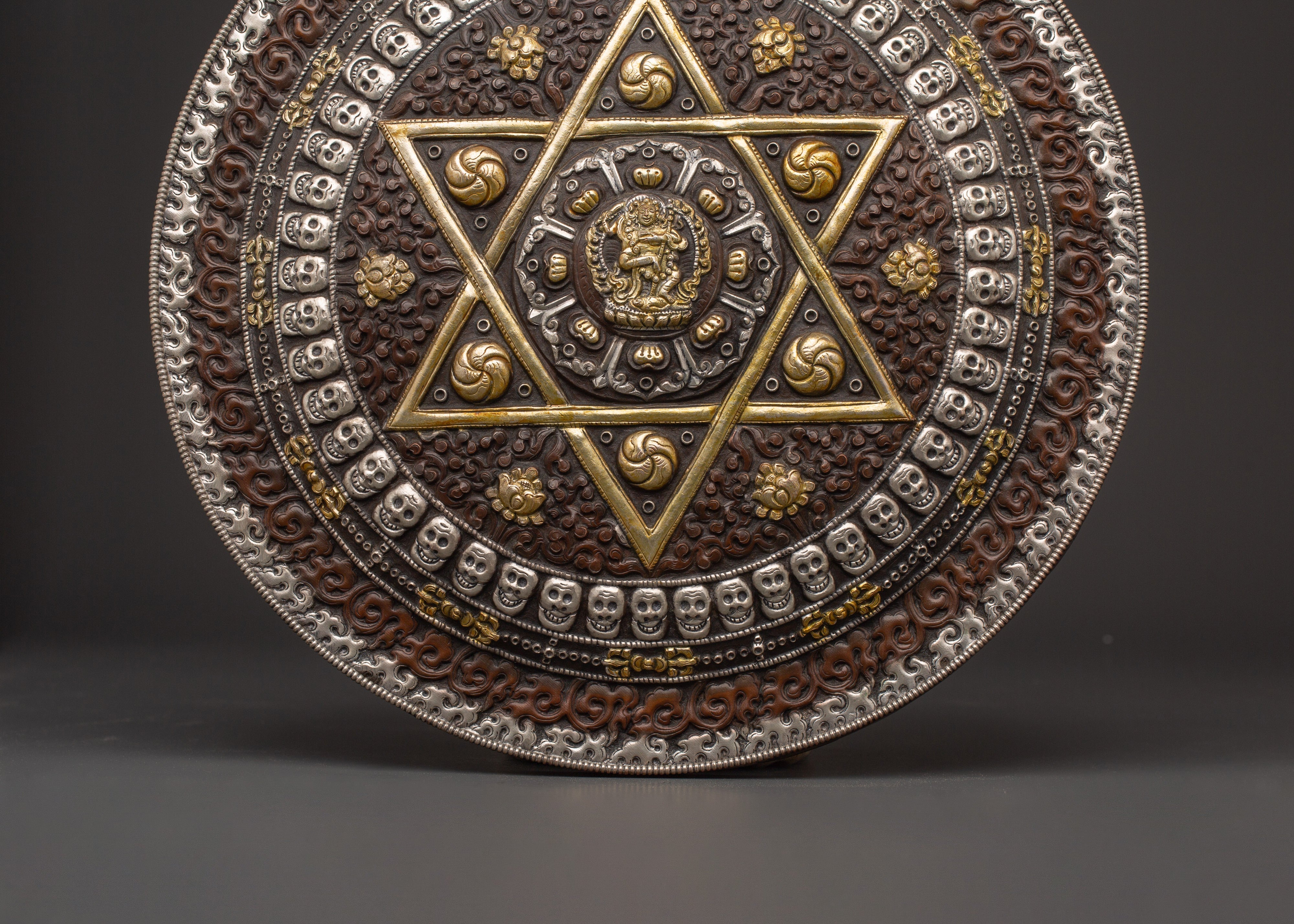 Handcrafted Tibetan Mandala Wall Hanging | Sacred Symbol Decor