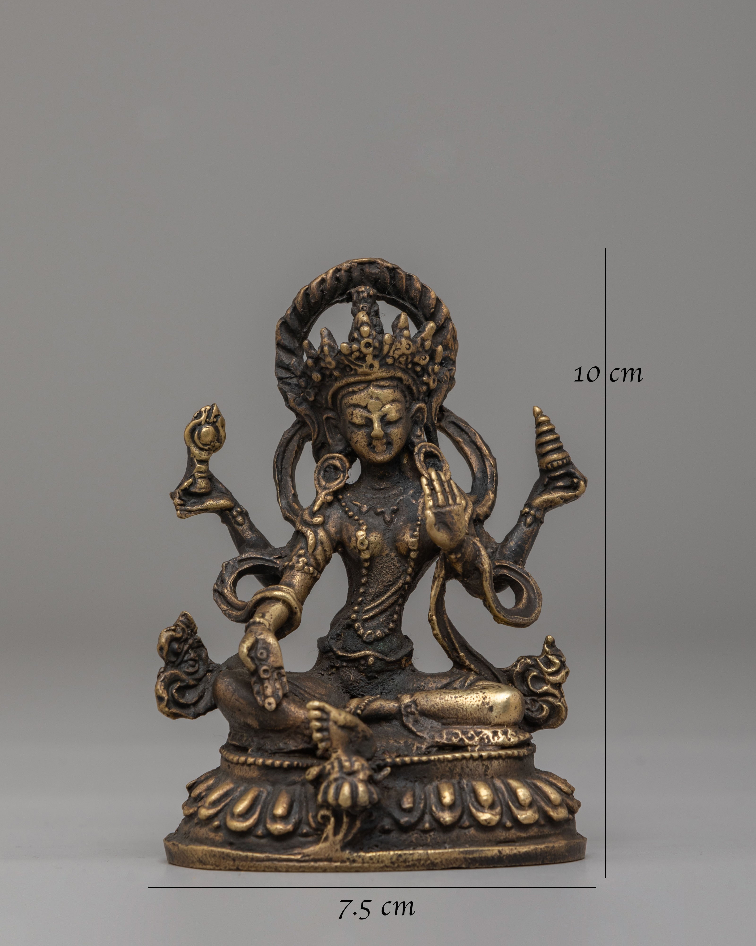 Traditional Sacred Laxmi Statue | Handcrafted Brass Lakshmi Idol for Puja & Home Decor