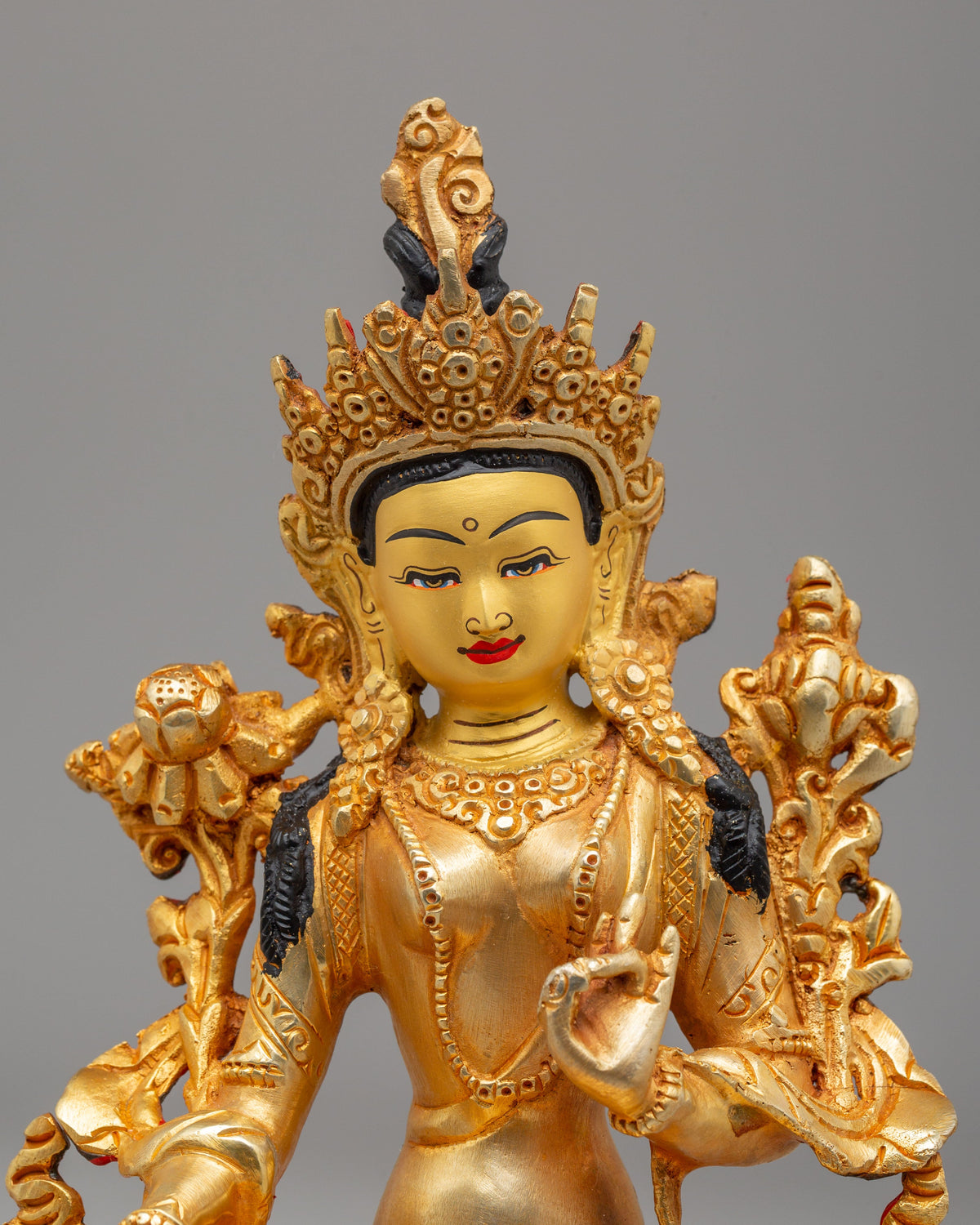 Shyama Tara Deity Statue | Traditional Himalayan Artwork